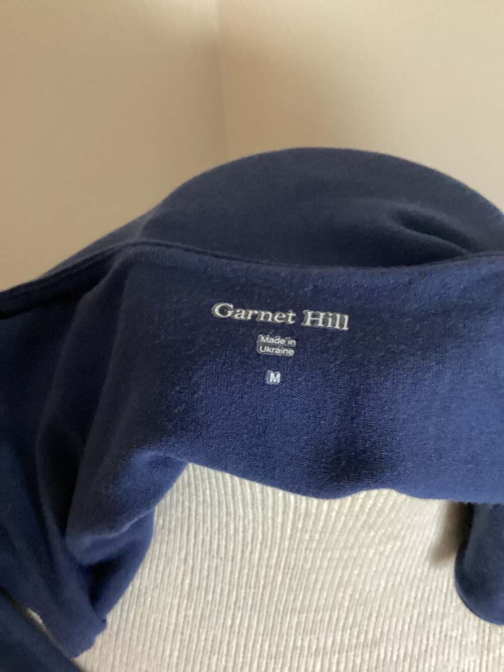 Garnet Hill Sleeveless Wrap Dress Blue Size M - Thumbnail 2