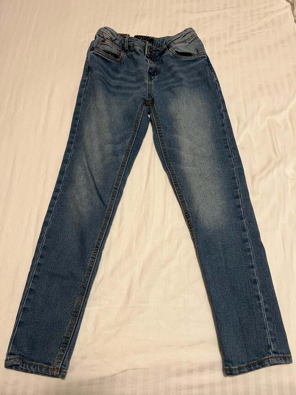 Lucky Brand Girl's Zoe Skinny Jeans Size 12 Mid-Wash Denim - Thumbnail 3