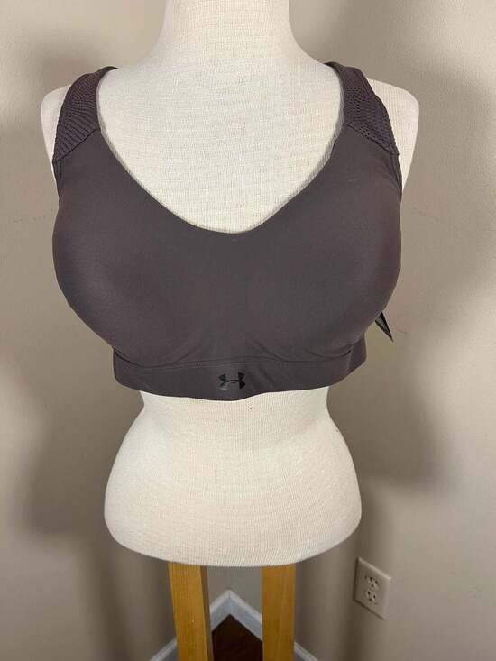 Under Armour Vanish Mid Mesh Women's Sports Bra XXL Purple - Thumbnail 4