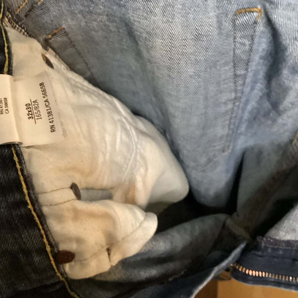 Polo Ralph Lauren Sullivan Slim Distressed Blue Jeans 32x30 - Thumbnail 3