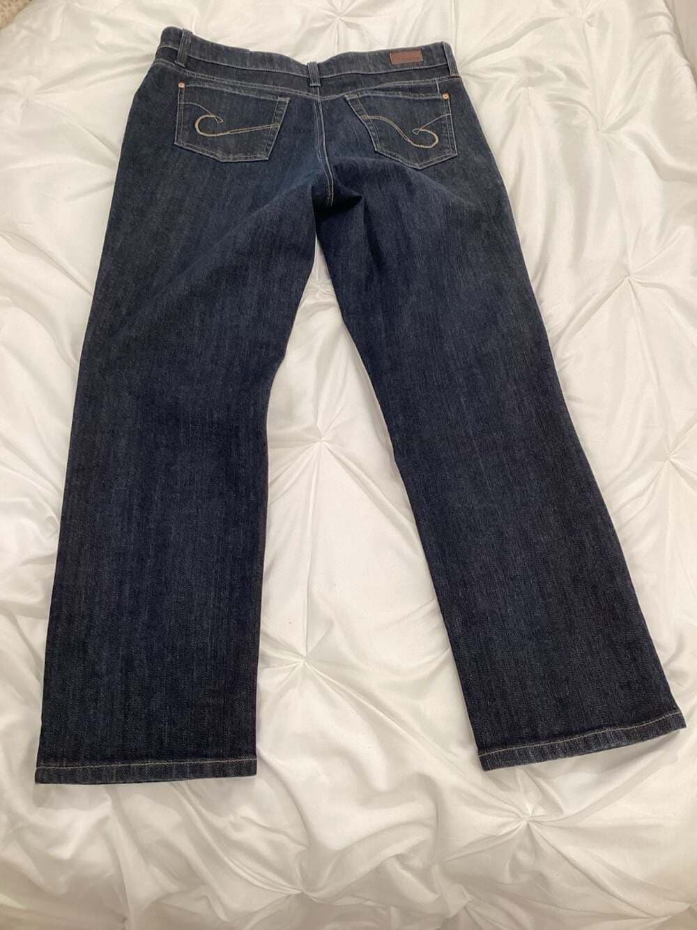 Cambio Norah Slim Dark Wash Stretch Denim Jeans - Thumbnail 2
