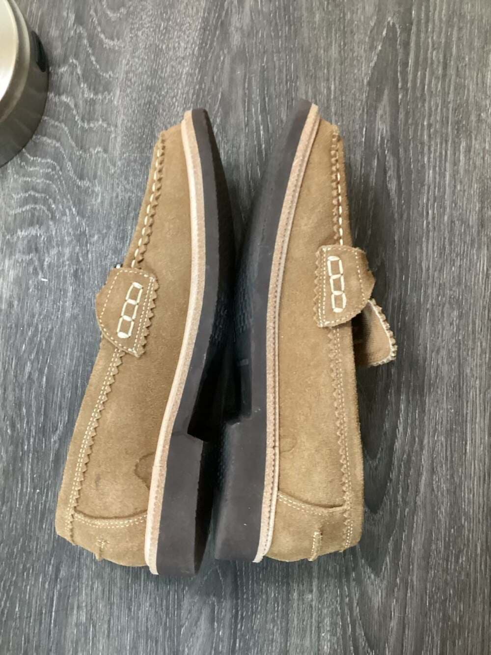 Donald Pliner Fearless Suede Bit Loafers Tan Size 7.5M - Thumbnail 3