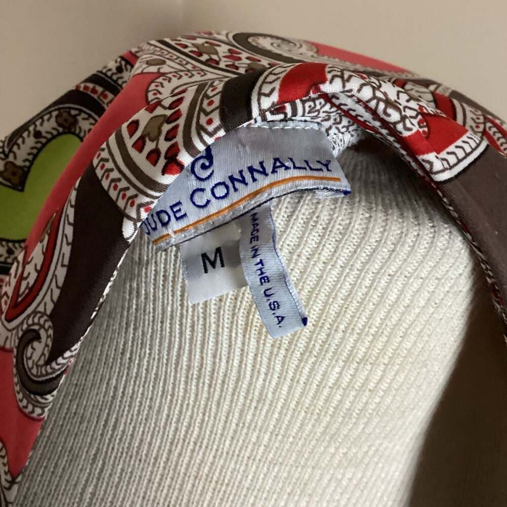 Jude Connally Paisley Print Ruffle Sleeve Dress Size M - Thumbnail 2