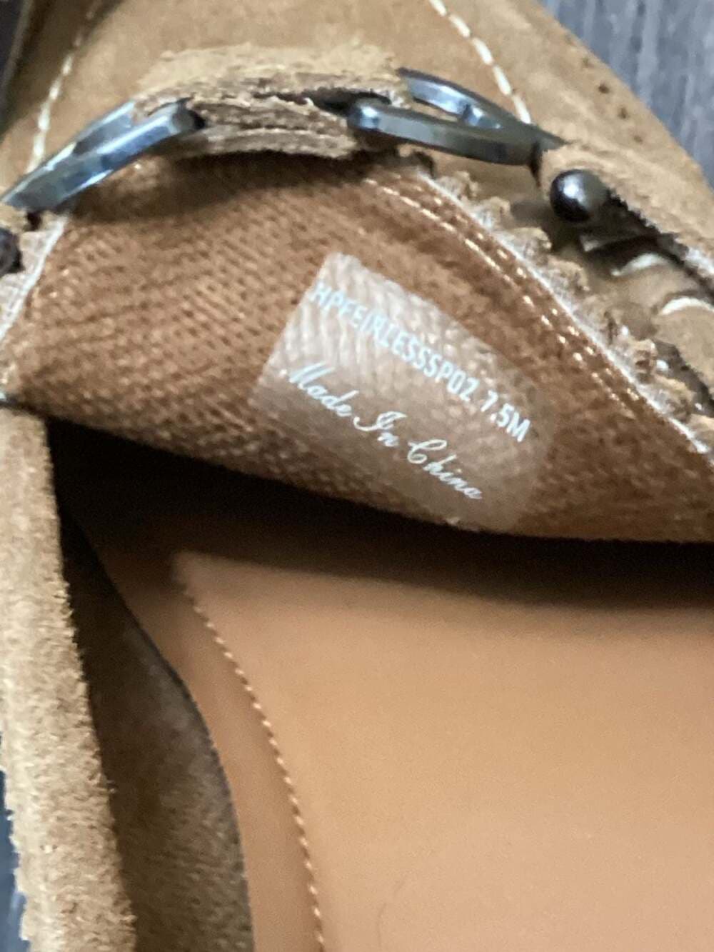 Donald Pliner Fearless Suede Bit Loafers Tan Size 7.5M - Thumbnail 5