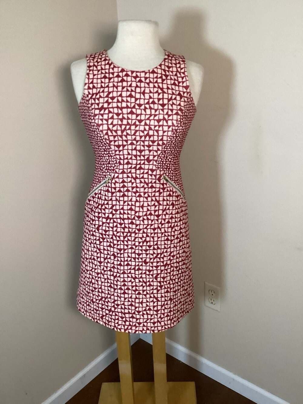 Tabitha Petite Geometric Print Sleeveless Dress Size 0P - Thumbnail 2