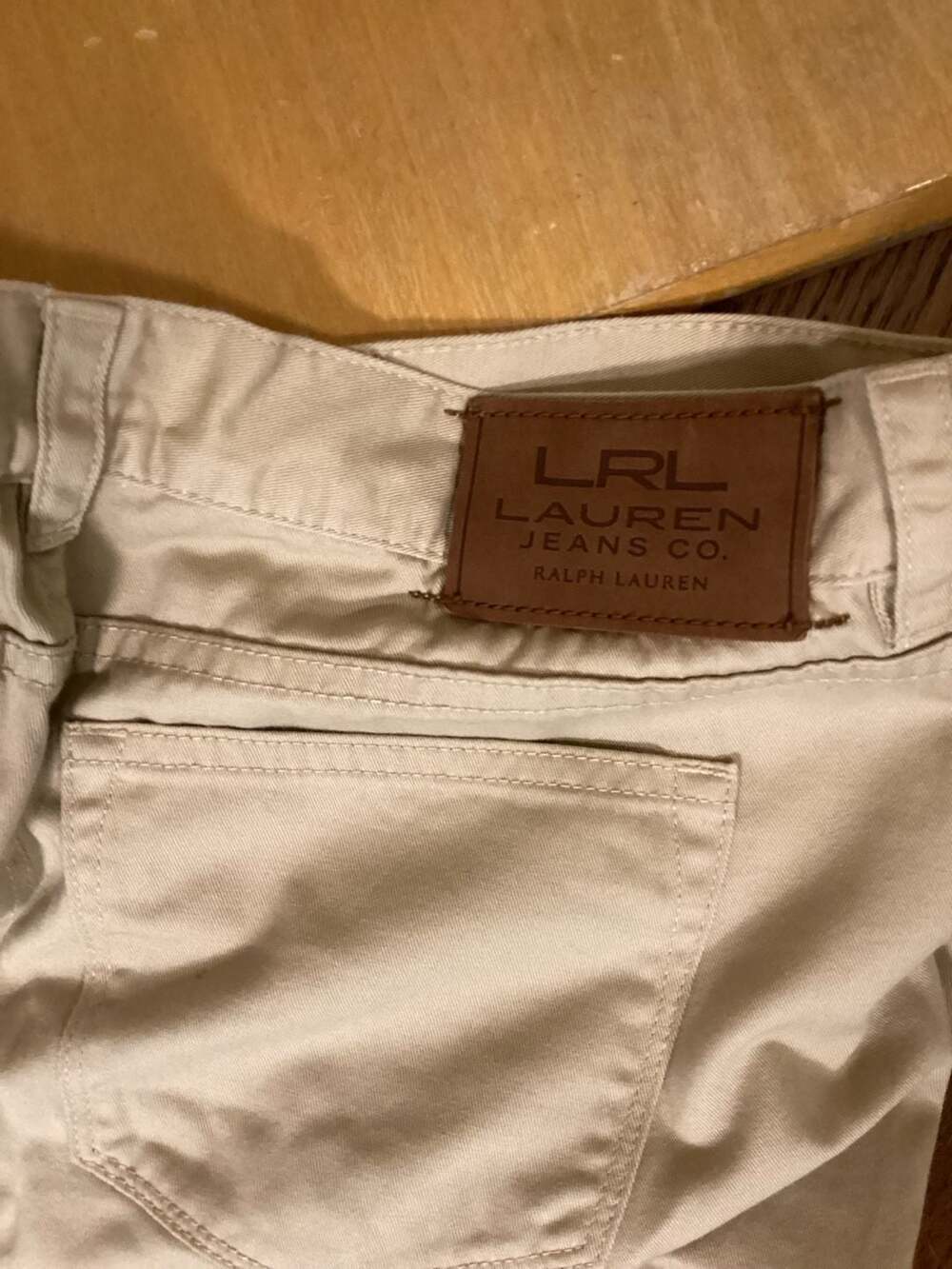 Lauren Jeans Co. Ralph Lauren Petite Khaki Mid-Calf Capri Pants Size 6P - Thumbnail 3