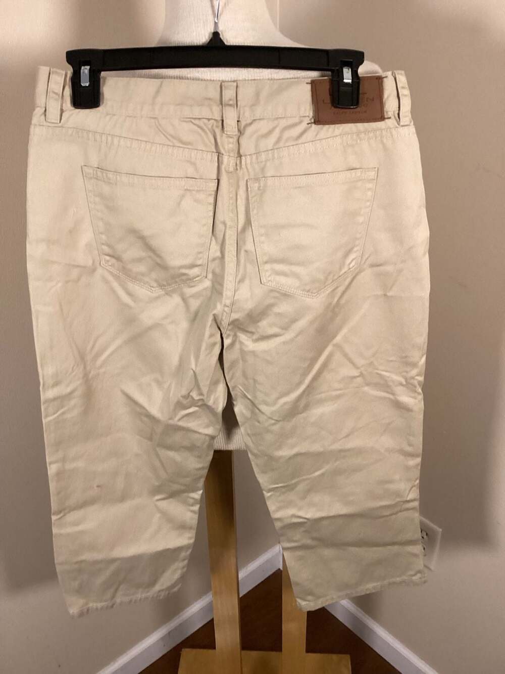 Lauren Jeans Co. Ralph Lauren Petite Khaki Mid-Calf Capri Pants Size 6P - Thumbnail 2