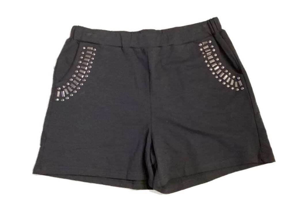Boston Proper Embellished Studded Pull-On Shorts Size M - Thumbnail 3
