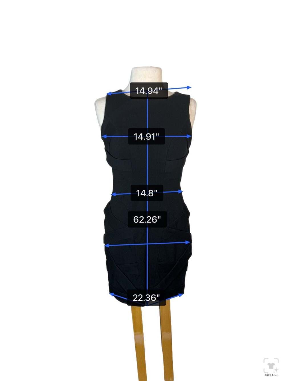 Cynthia Steffe Black Bandage Bodycon Dress Size 6 - Thumbnail 4