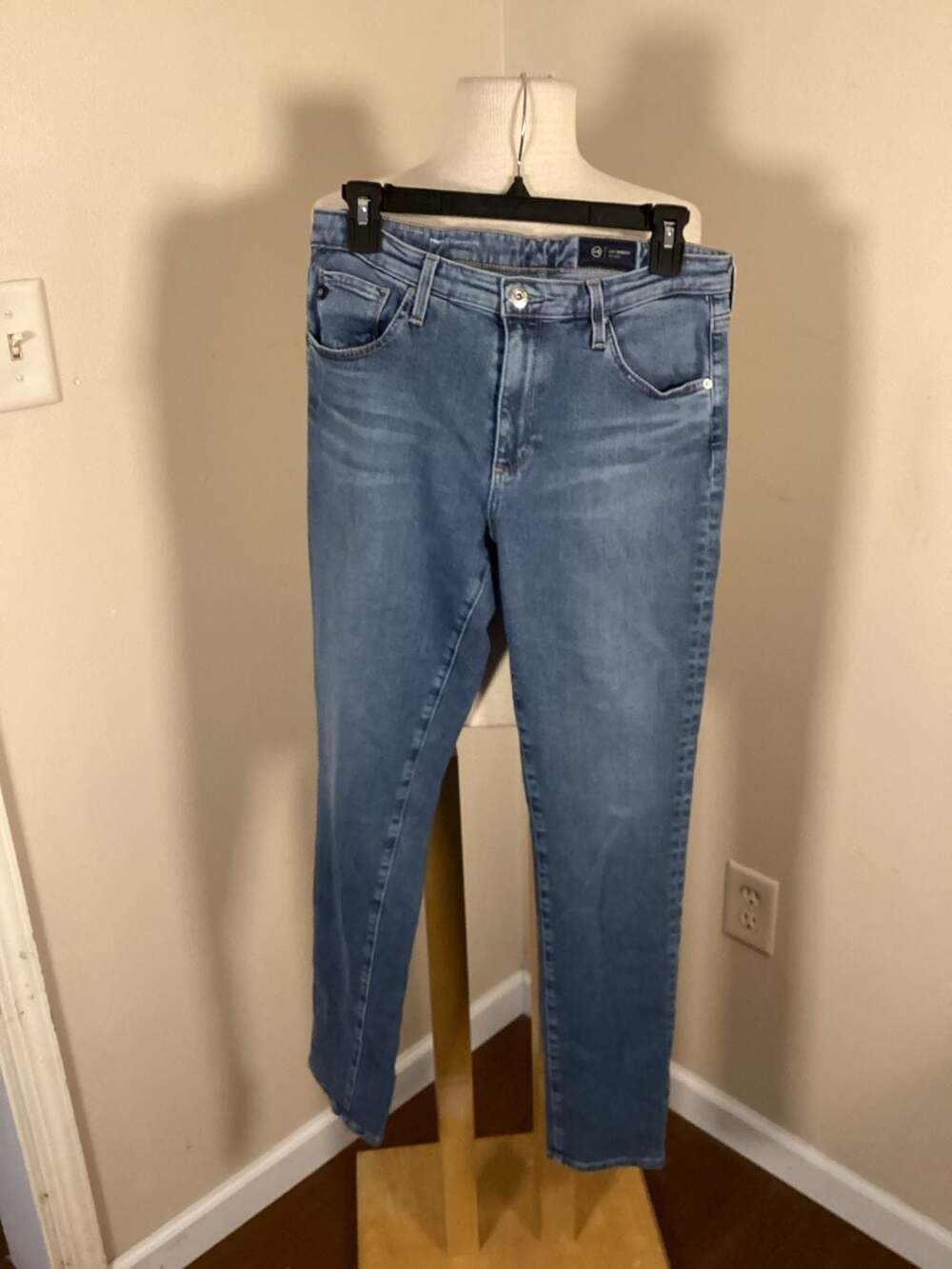 AG Adriano Goldschmied Prima Mid-Rise Cigarette Leg Jeans in 2Y-Lush - Thumbnail 4