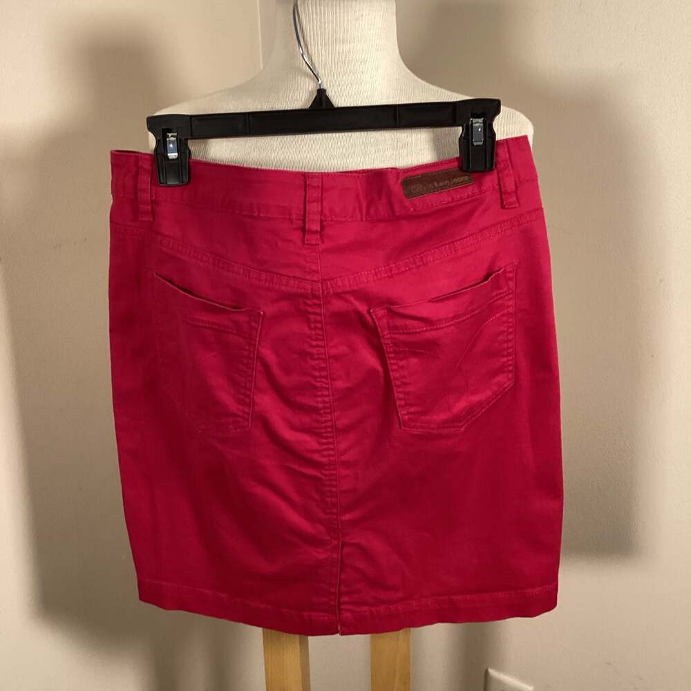 Calvin Klein Skirt Womens 8 Pink Pencil Skirt - Thumbnail 3