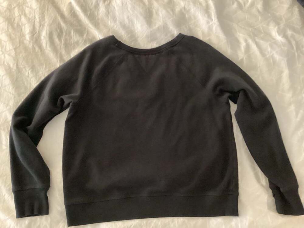 Tommy Hilfiger Sport Women's Black Pullover Fleece Sweatshirt Size M - Thumbnail 2