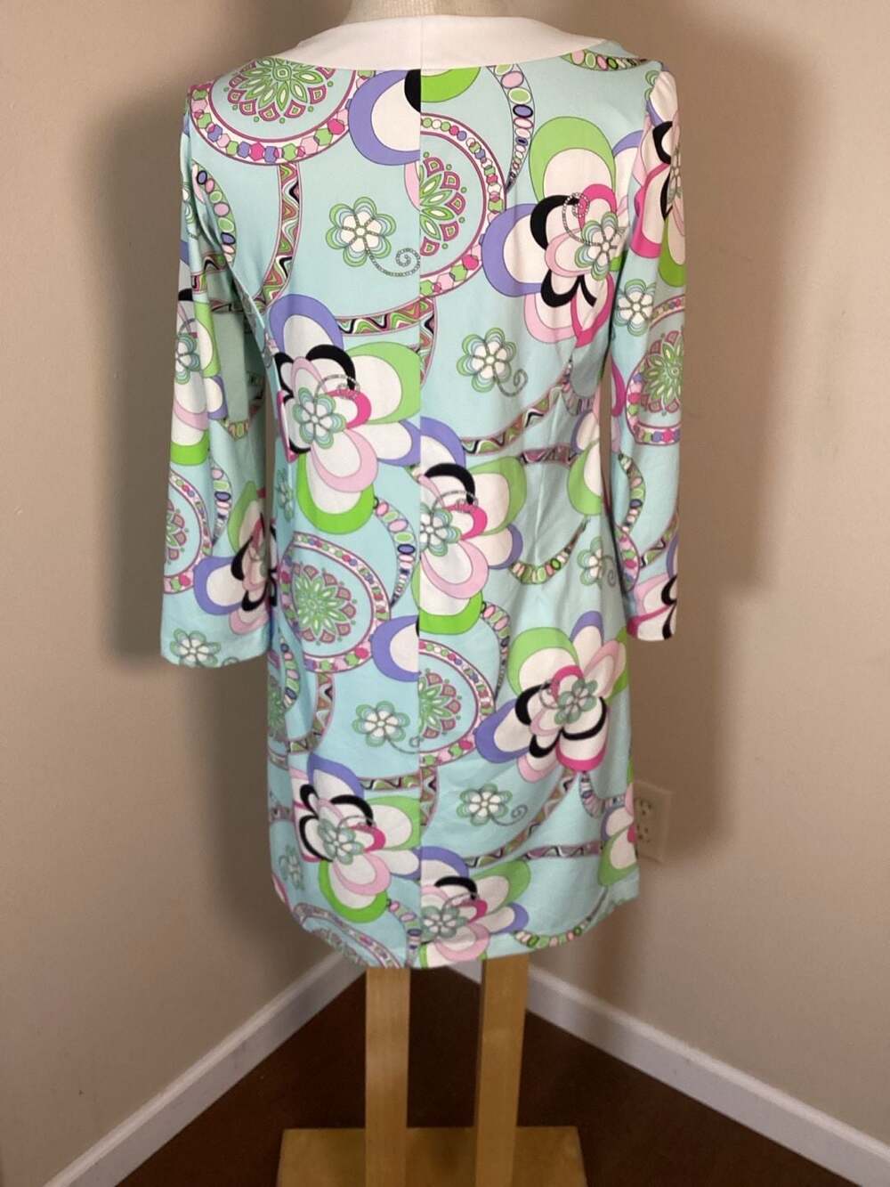 Melly M Floral Print Tunic Dress Size S - Thumbnail 2