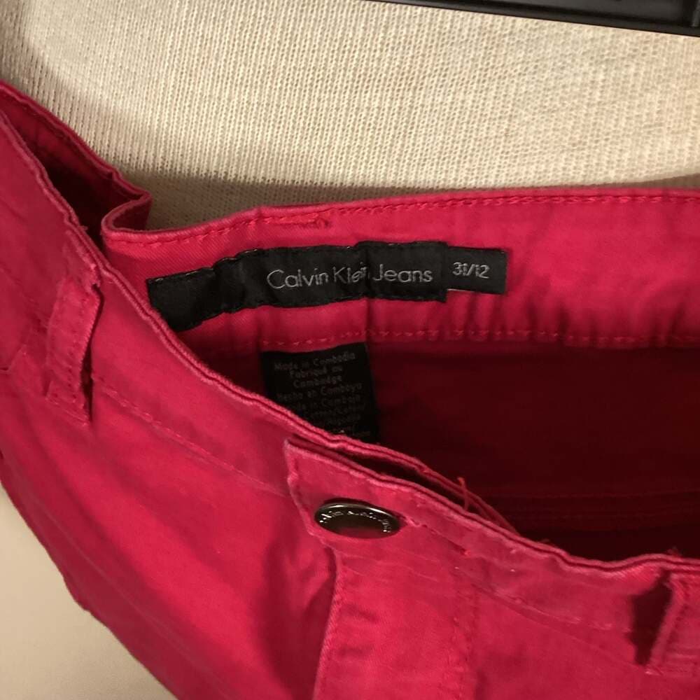 Calvin Klein Skirt Womens 8 Pink Pencil Skirt - Thumbnail 2