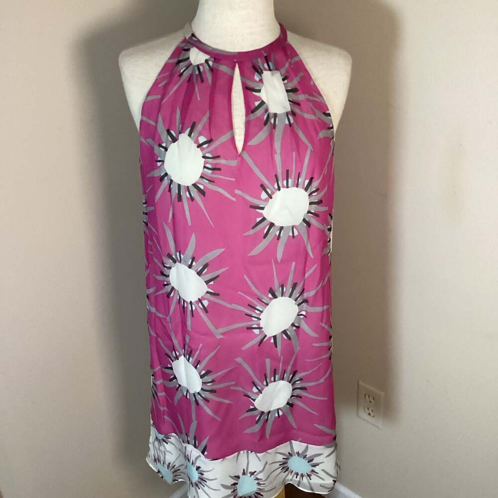 Diane von Furstenberg DVF Silk Halter Dress Size 2 - Thumbnail 4