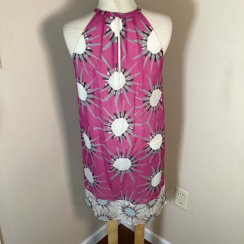 Diane von Furstenberg DVF Silk Halter Dress Size 2 - Thumbnail 2