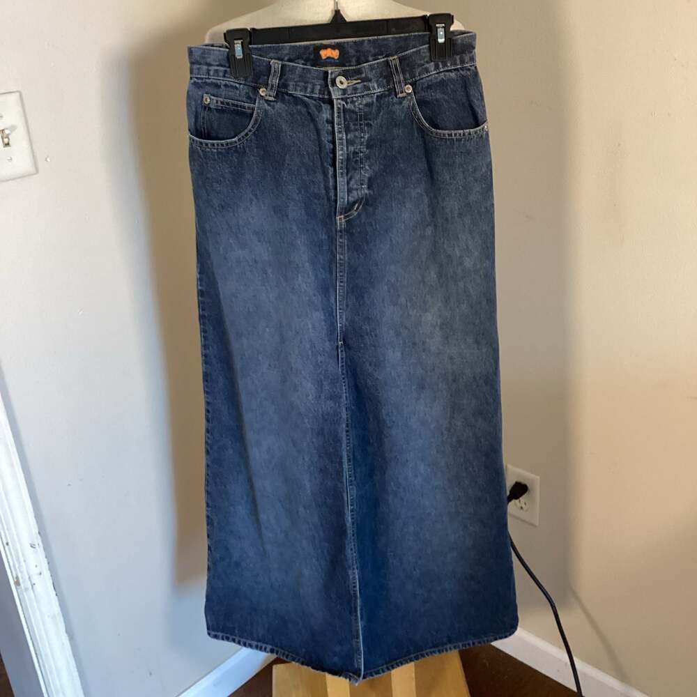 Vintage Raw Clothing Co. Y2K Denim Maxi Skirt Size 9/10 - Thumbnail 3