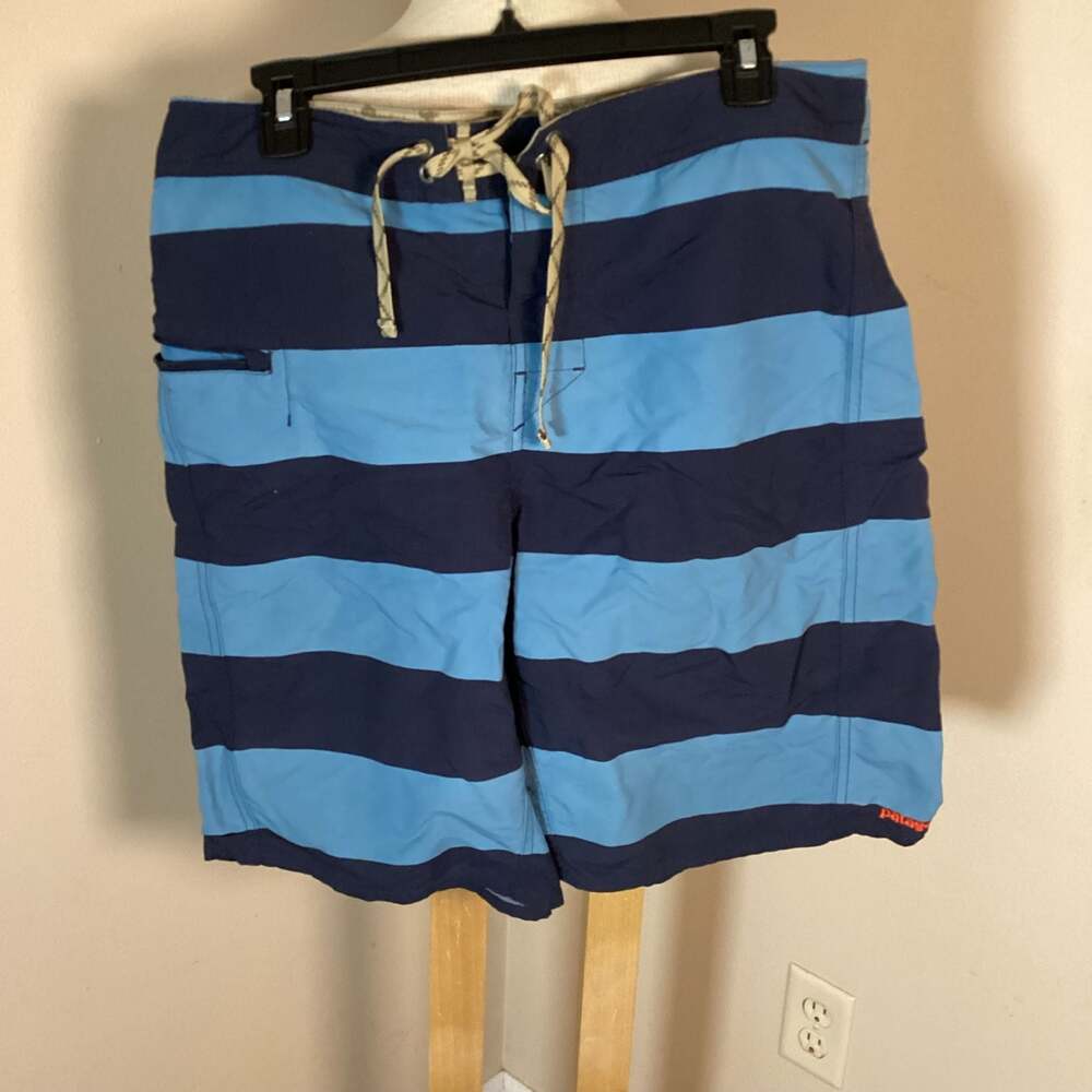 Patagonia Striped Board Shorts Size 33 - Thumbnail 4
