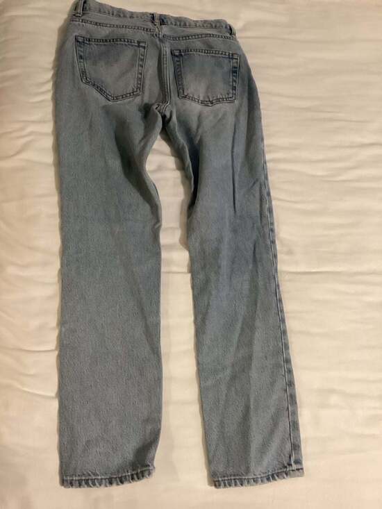 Reformation Julia High Cigarette Jean in Light Blue Wash Size 25 - Thumbnail 4