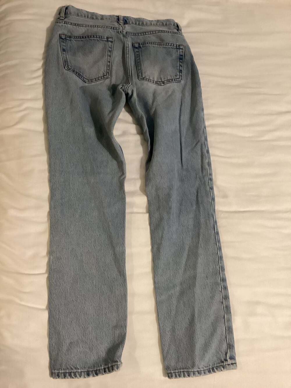 Reformation Julia High Cigarette Jean in Light Blue Wash Size 25 - Thumbnail 2