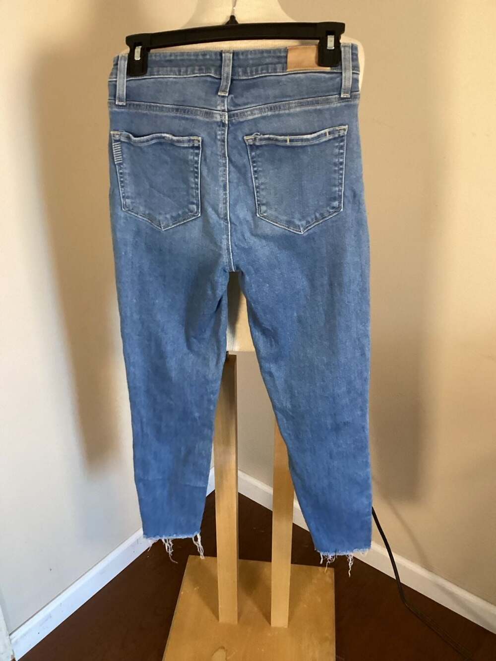 PAIGE Women's Skyline Skinny Ankle Jeans with Raw Hem - Size 27 - Thumbnail 2