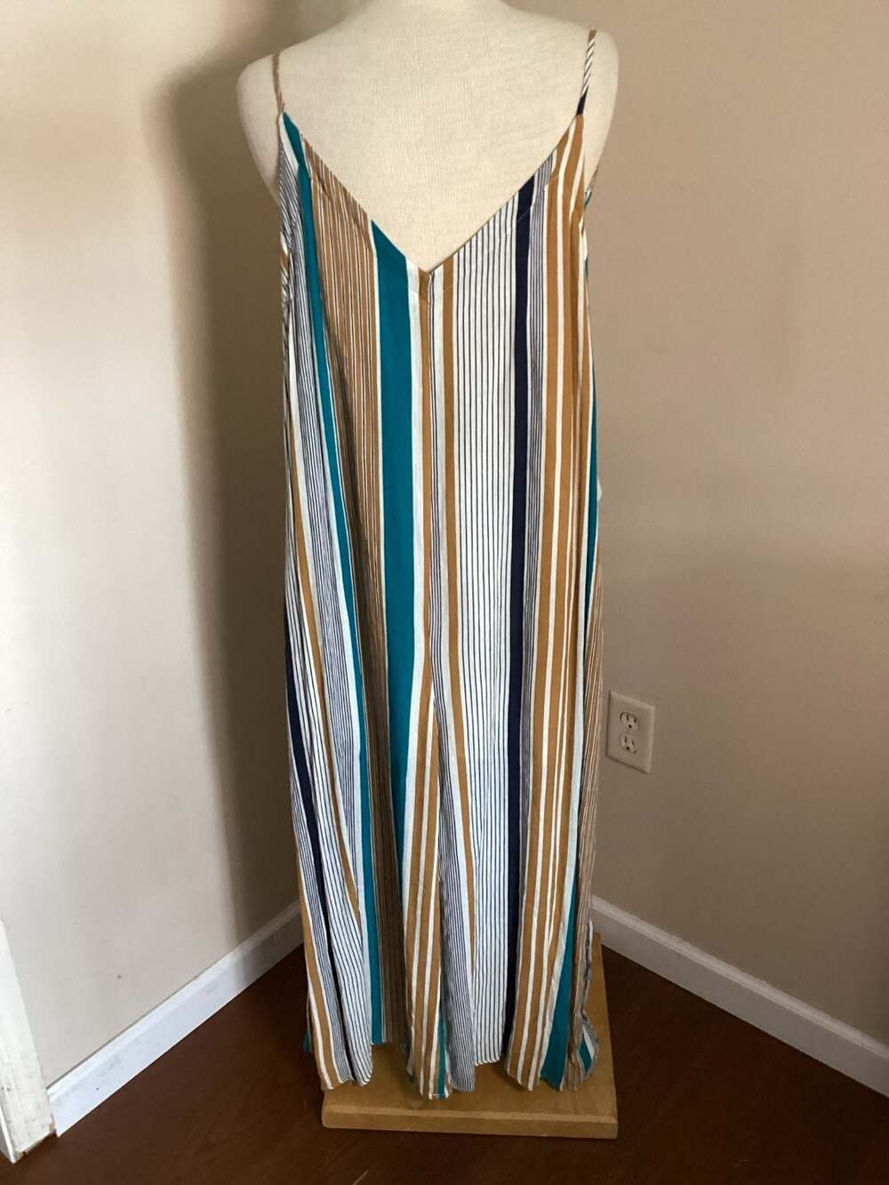 By Together Collection Striped Jumpsuit Size L - Thumbnail 3