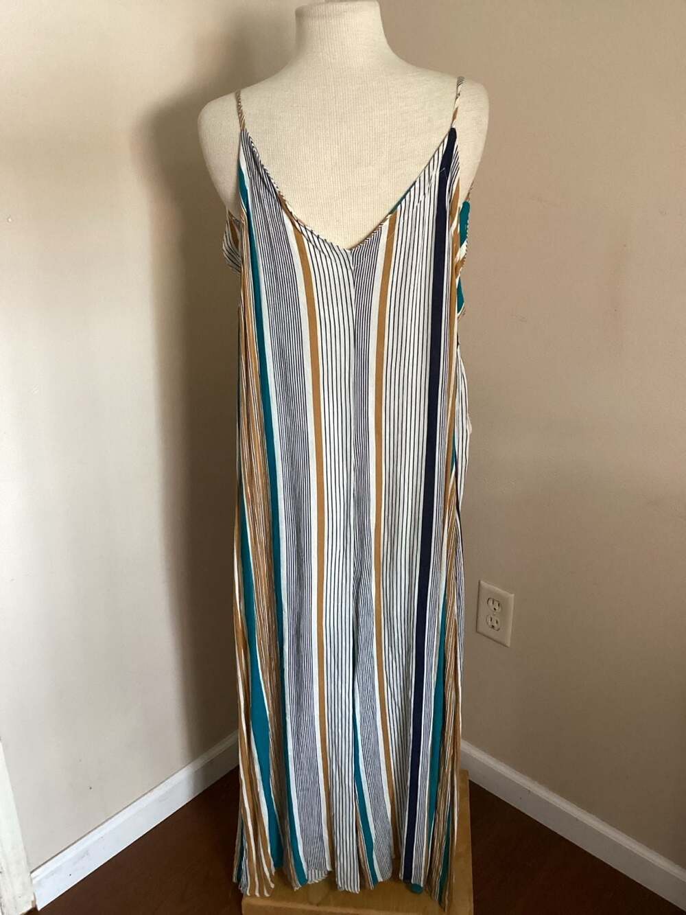 By Together Collection Striped Jumpsuit Size L - Thumbnail 2