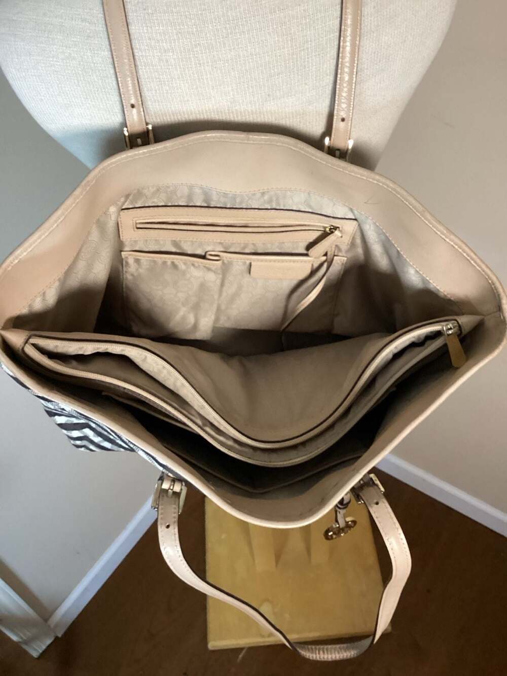 Michael Kors Zebra Print Logo Tote Bag - Thumbnail 3