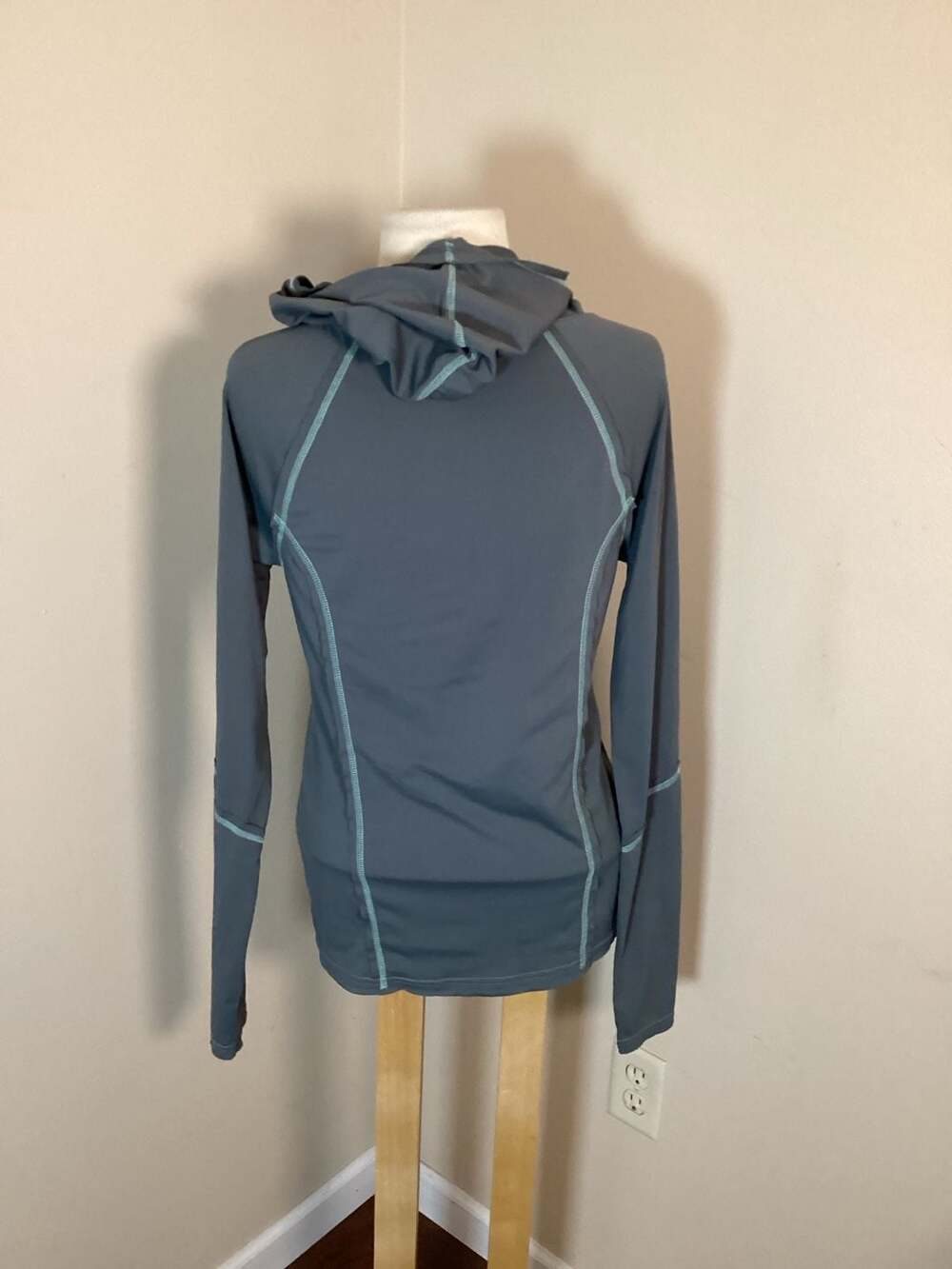 Free People Movement Half-Zip Athletic Hoodie Gray Size M - Thumbnail 2