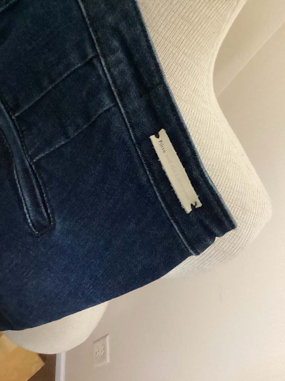 Pilcro and the Letterpress High-Rise Denim Legging Crop Jeans Size 28 - Thumbnail 3