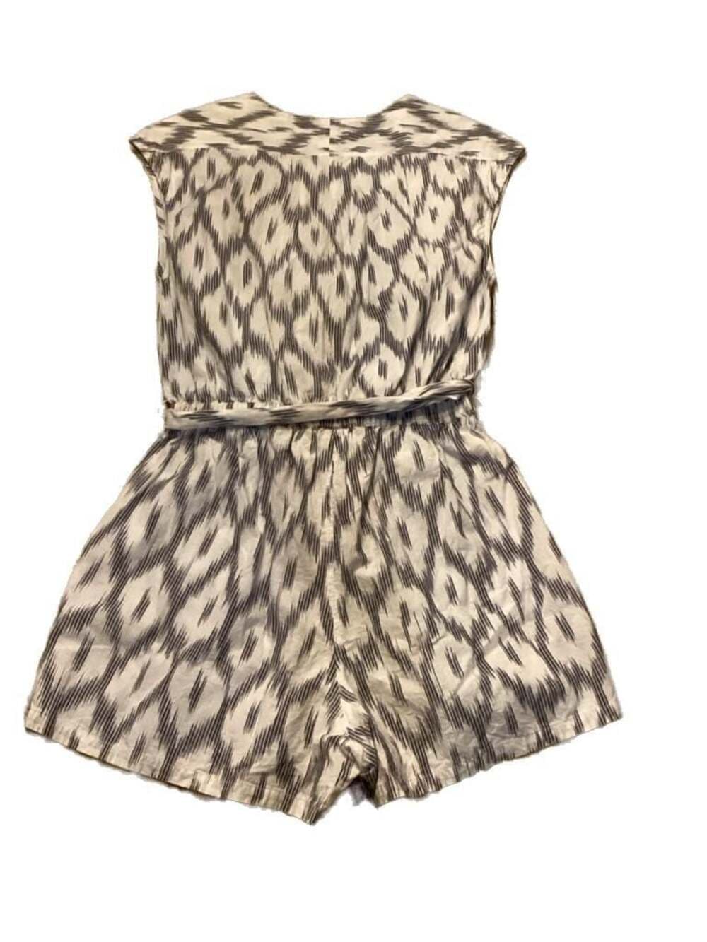 Toad&Co Women's Size S Ikat Print Wrap Romper - Thumbnail 2