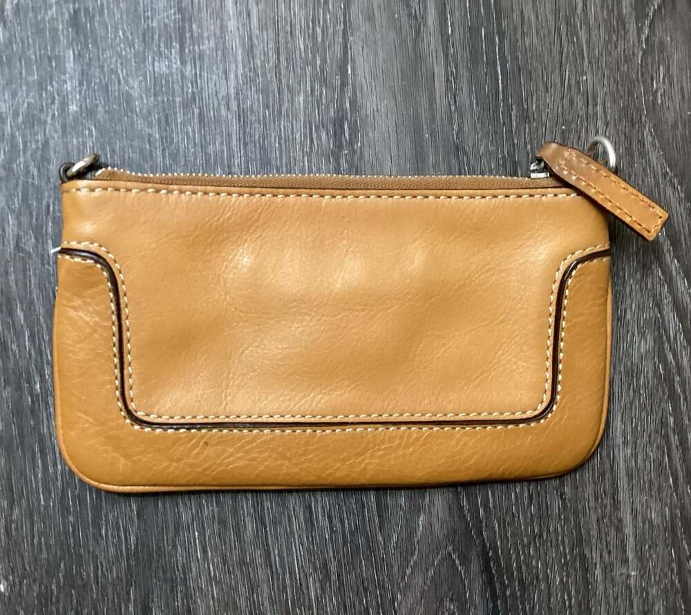 Michael Kors Tan Leather Zip Pouch Wristlet - Thumbnail 2