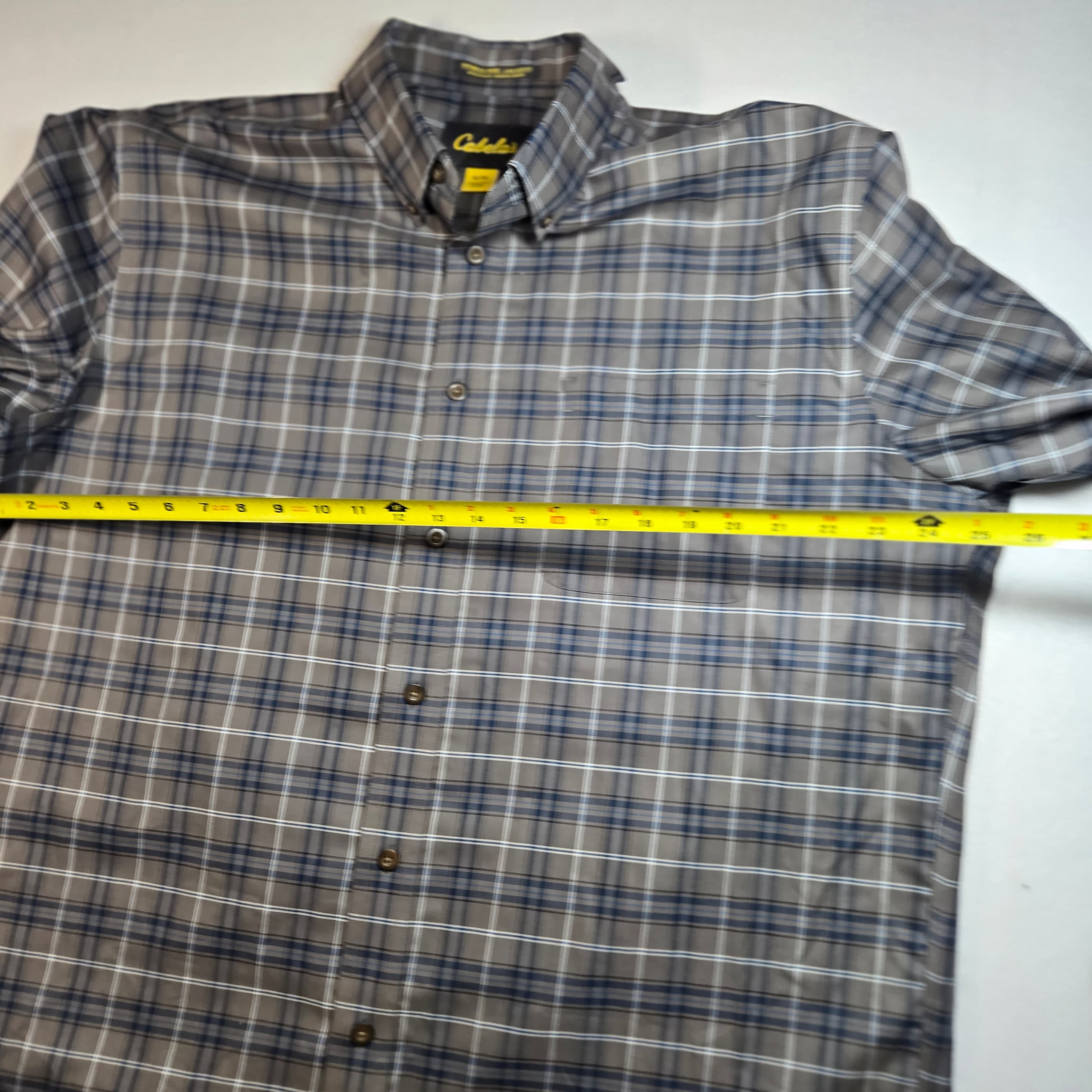 Cabela's Plaid Button-Down Shirt Size XL - Thumbnail 3