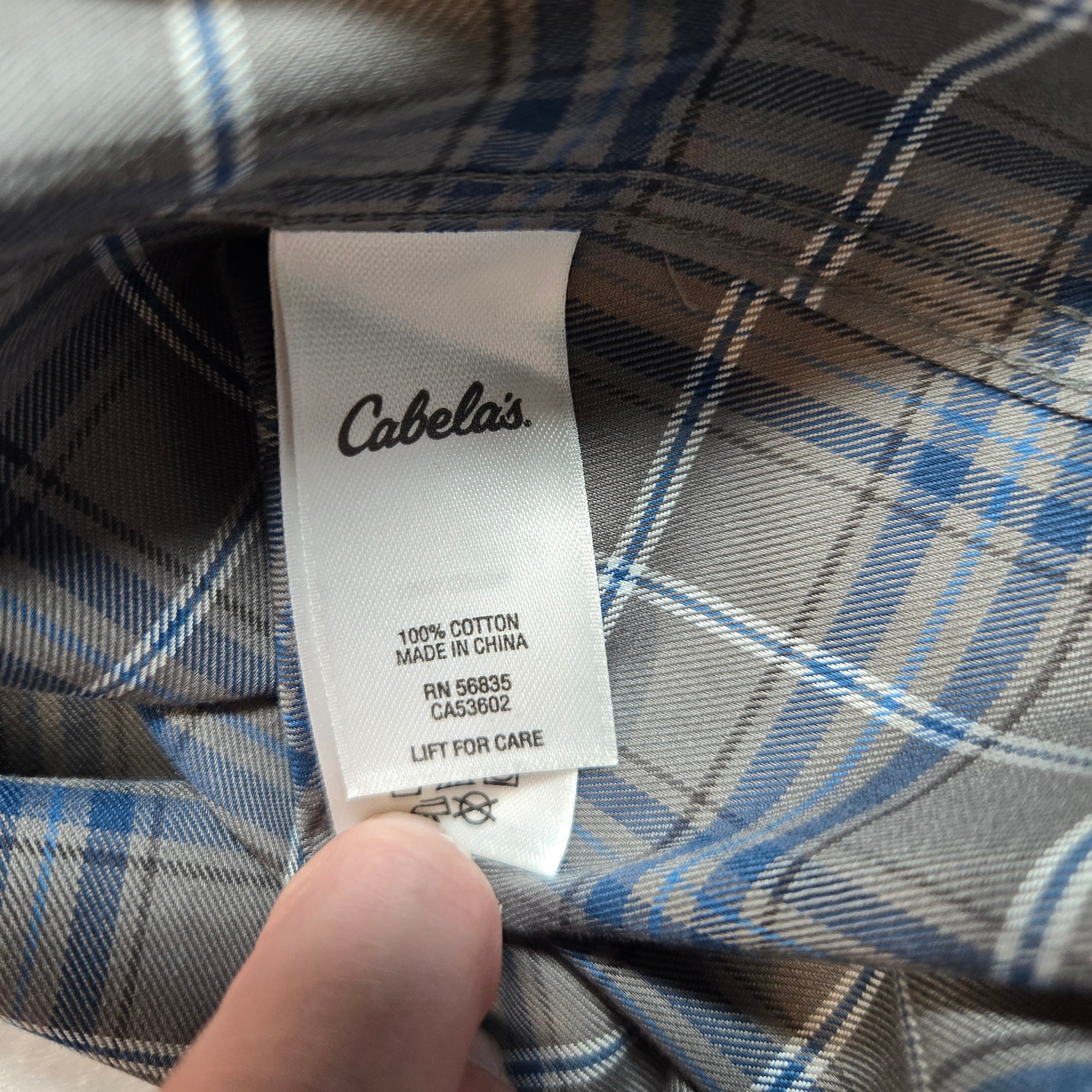 Cabela's Plaid Button-Down Shirt Size XL - Thumbnail 7