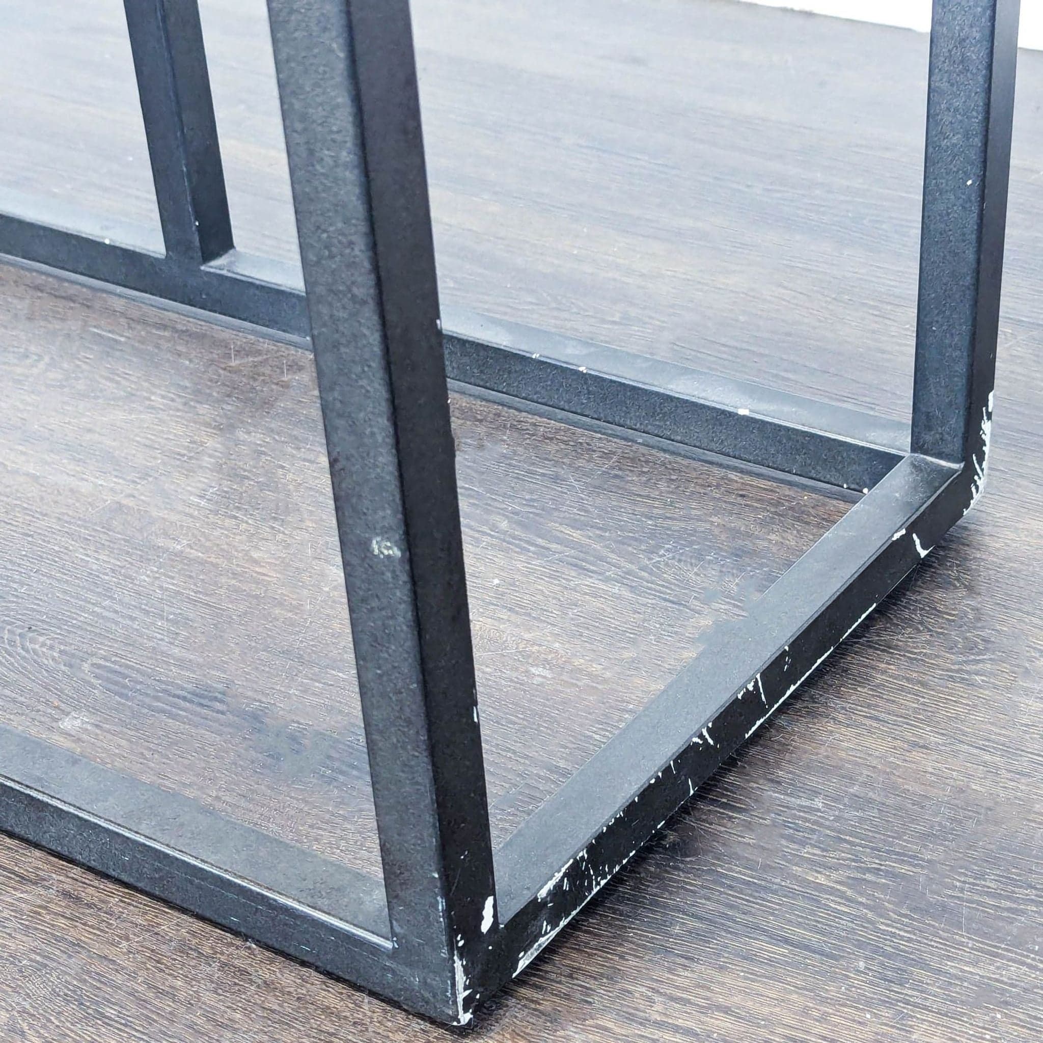 Broyhill Metal and Faux Stone Console Table - Thumbnail 6
