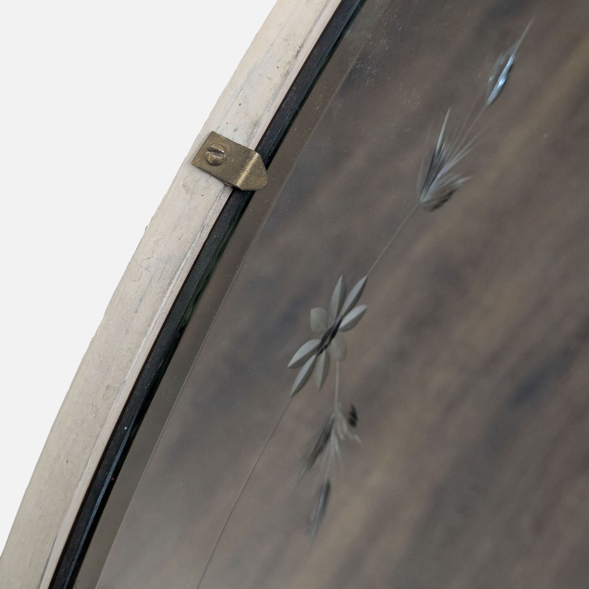 Vintage Etched Frameless Mirror - Thumbnail 6