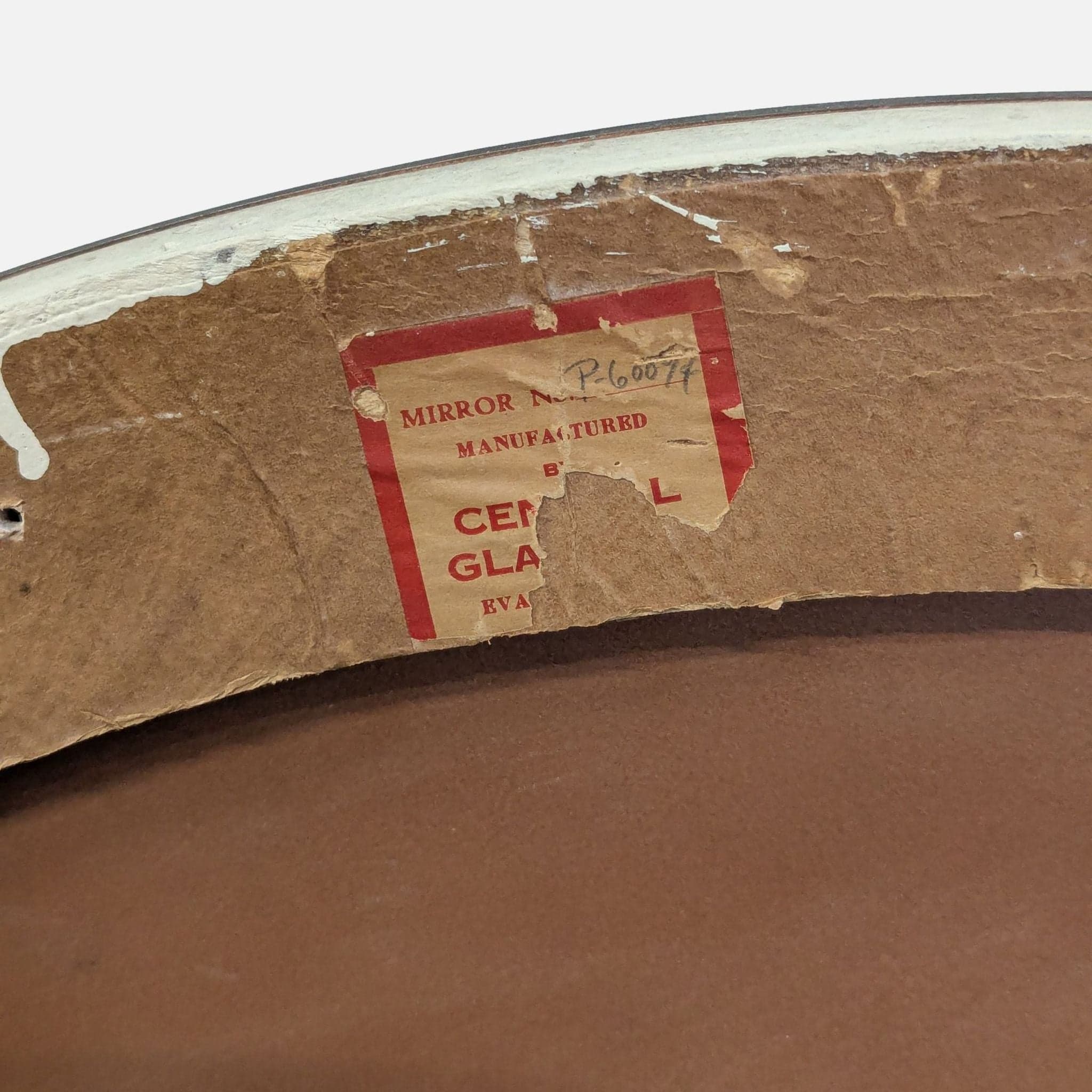 Vintage Etched Frameless Mirror - Thumbnail 3