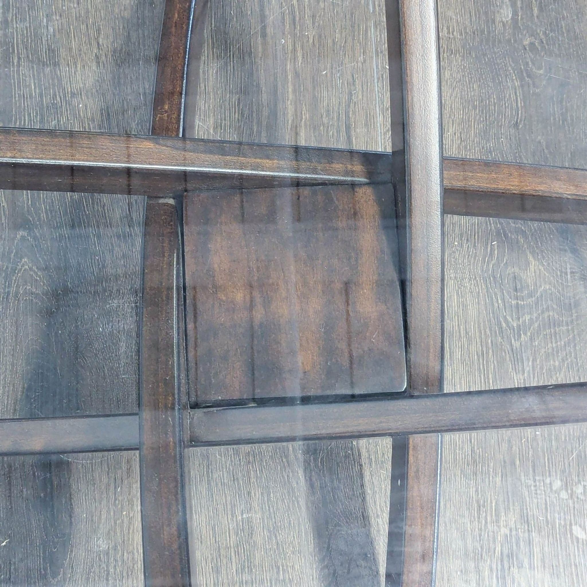 Mid-Century Modern Style Glass Top Coffee Table - Thumbnail 5