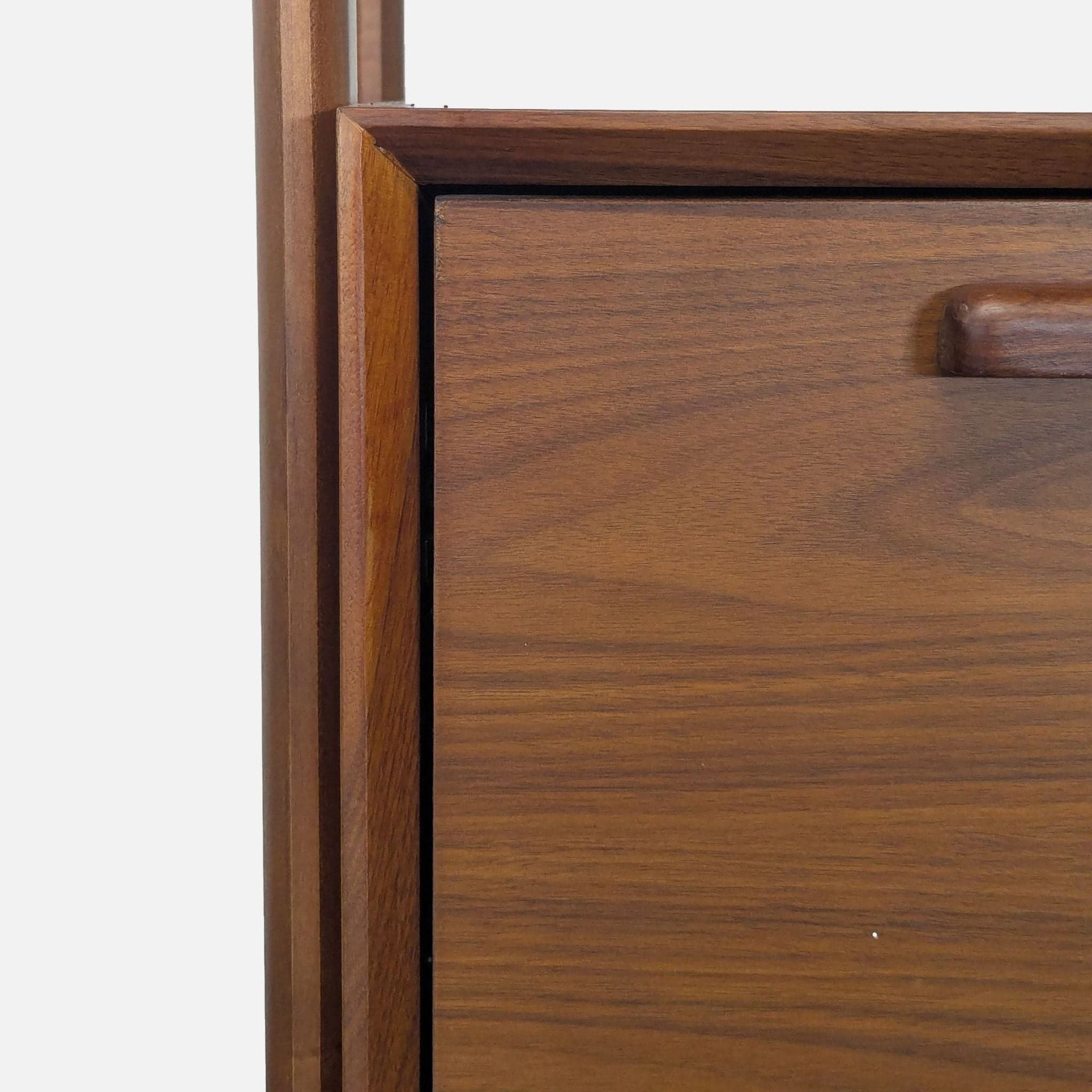 Crate & Barrel Tate Modern Walnut Bookshelf with Storage Cabinet - Thumbnail 6