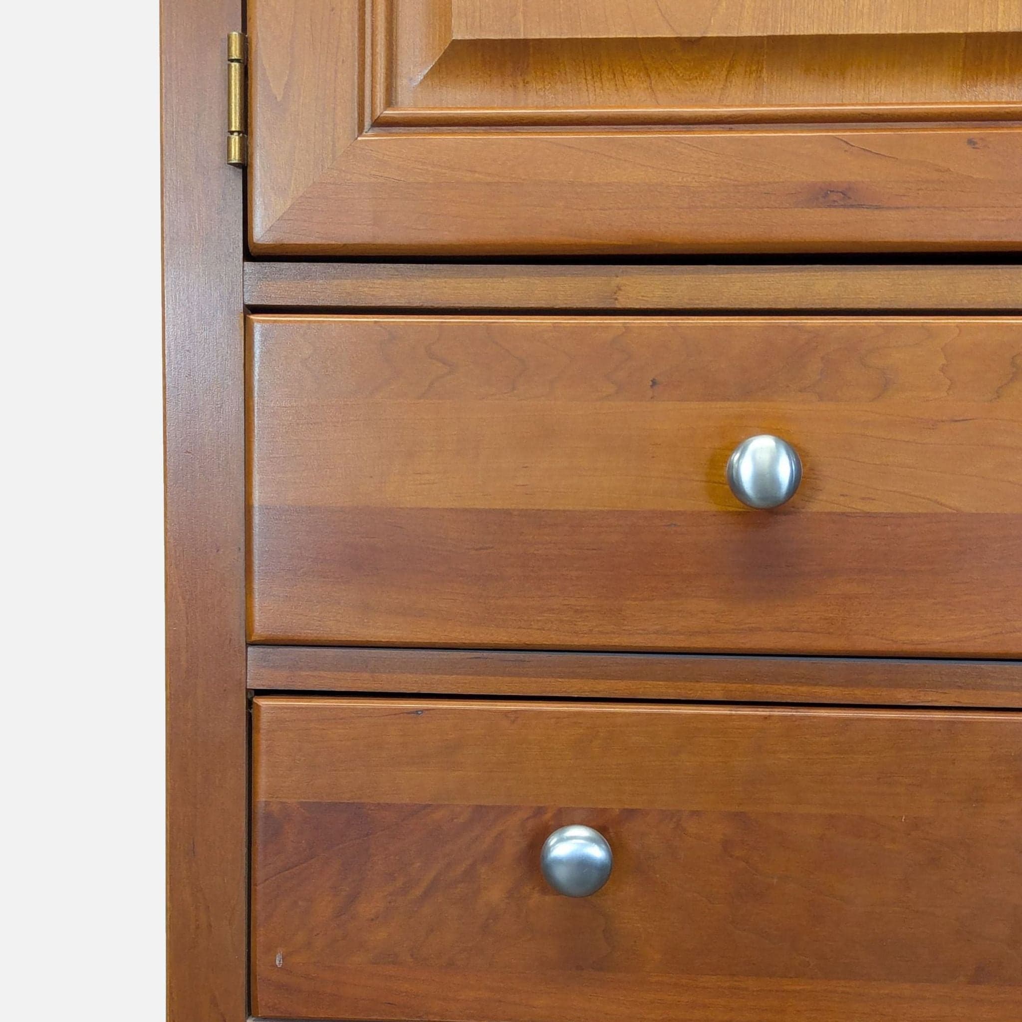 Stanley Furniture Cherry Door Chest / Armoire Cabinet - Thumbnail 8