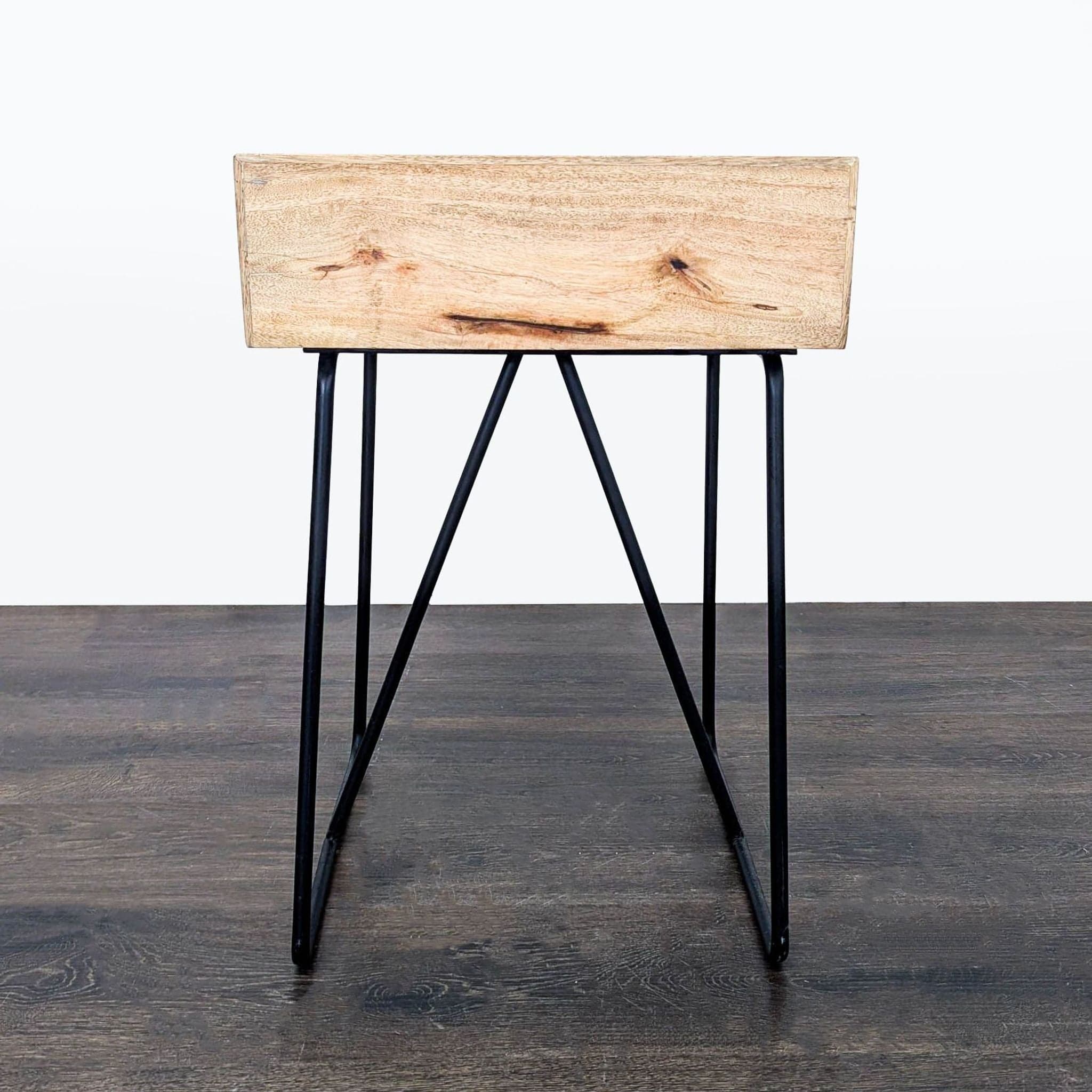 One Drawer Nightstand on Metal Base - Thumbnail 5
