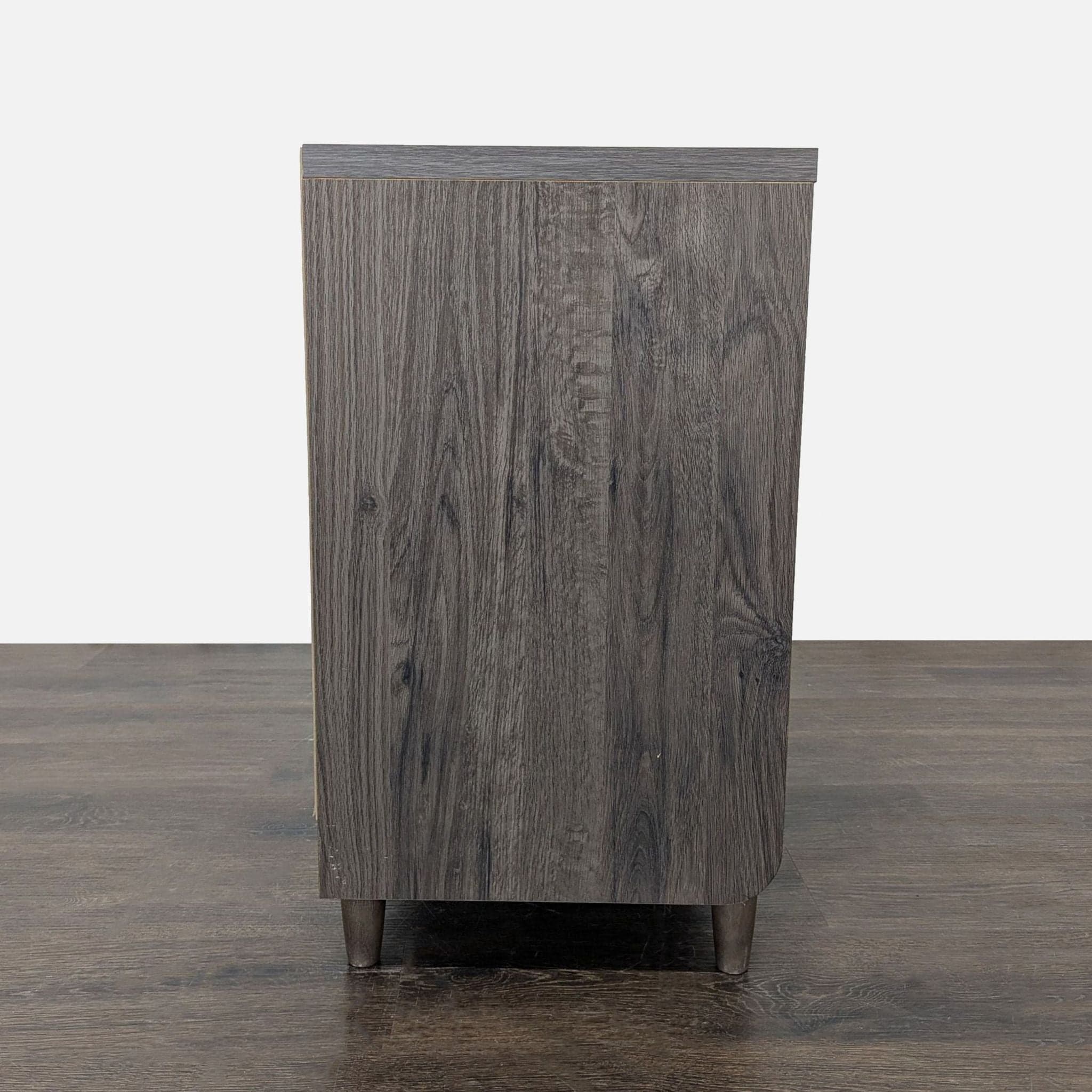 One Drawer Open Shelf Nightstand - Thumbnail 3