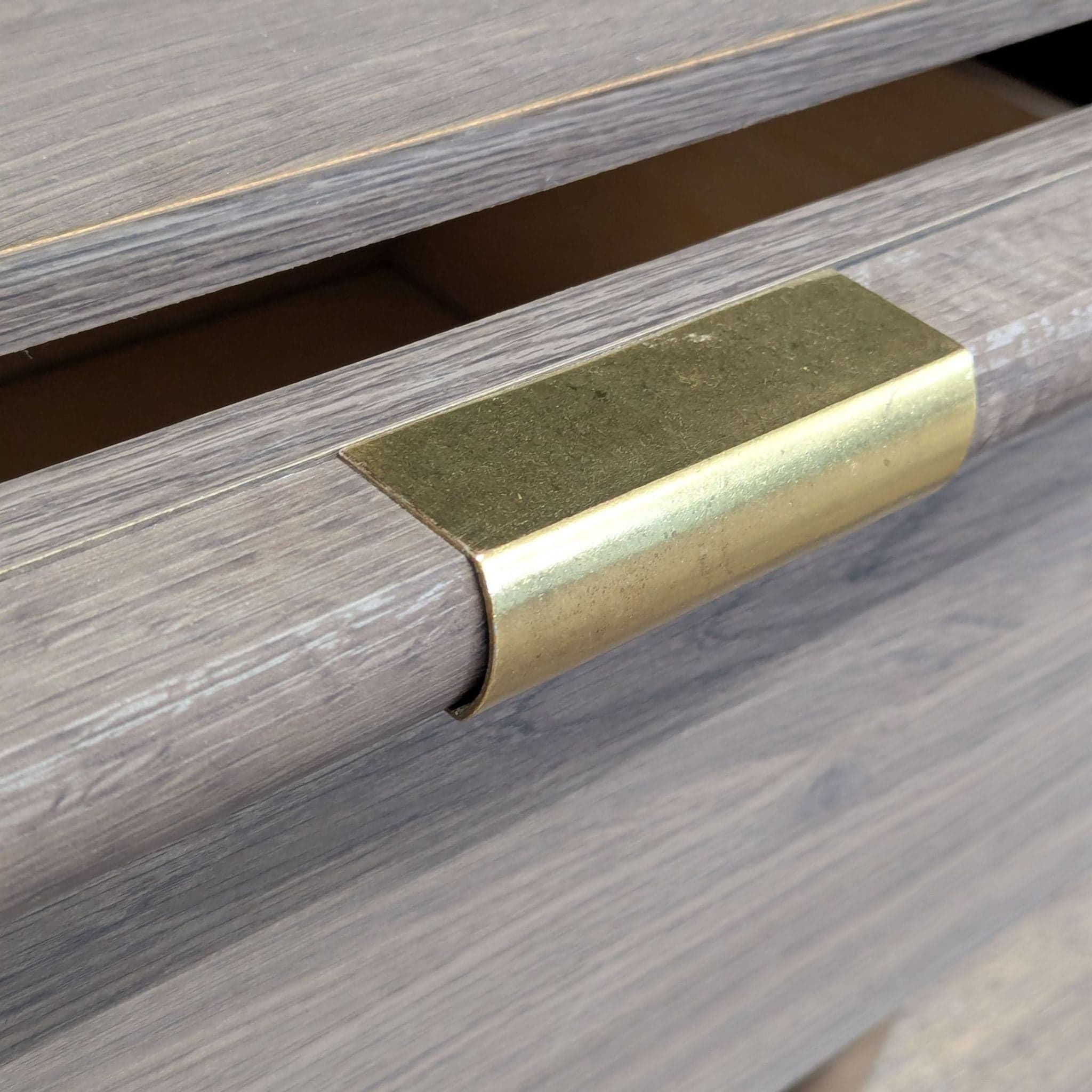 One Drawer Open Shelf Nightstand - Thumbnail 6