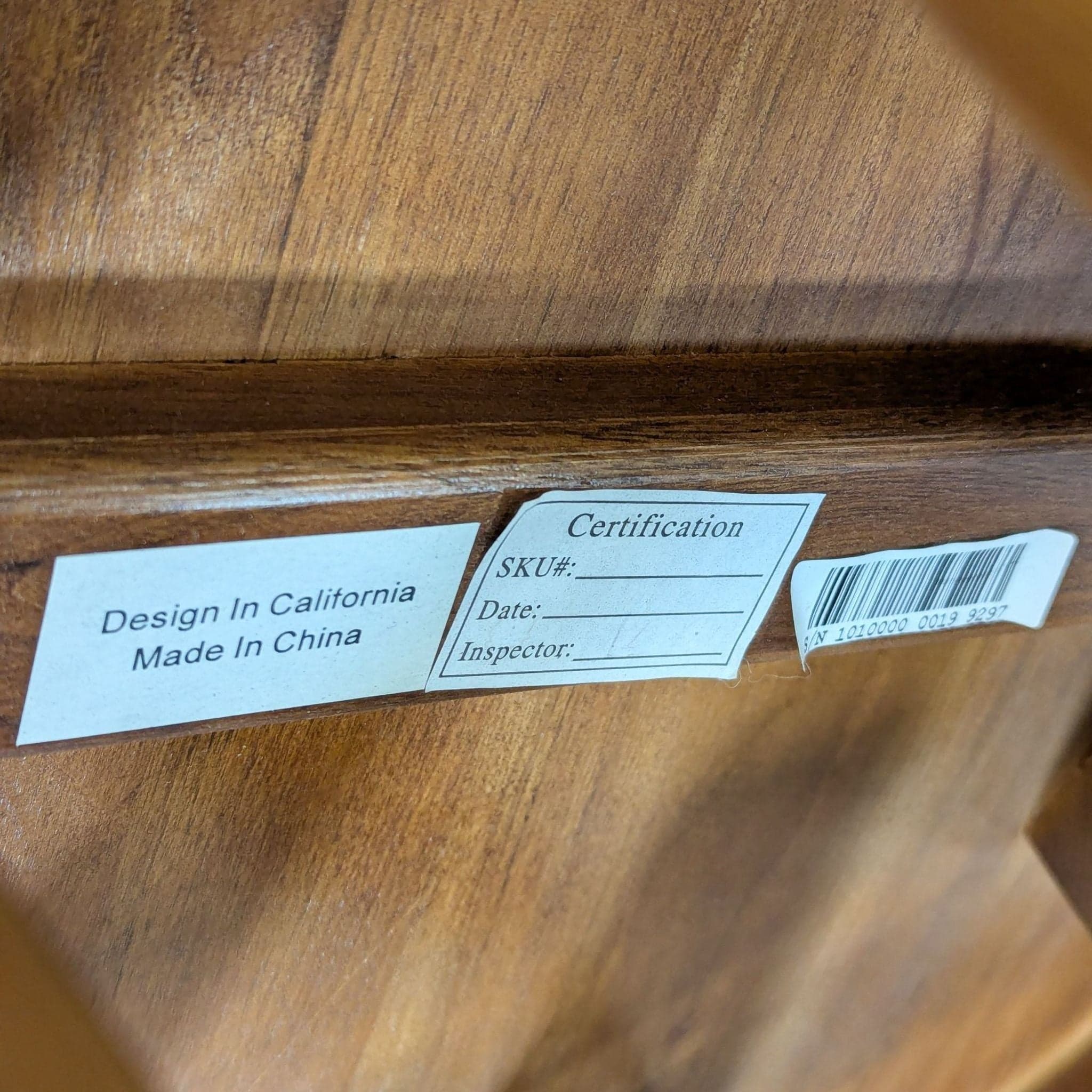 Crate & Barrel Round Wood End Table - Thumbnail 4