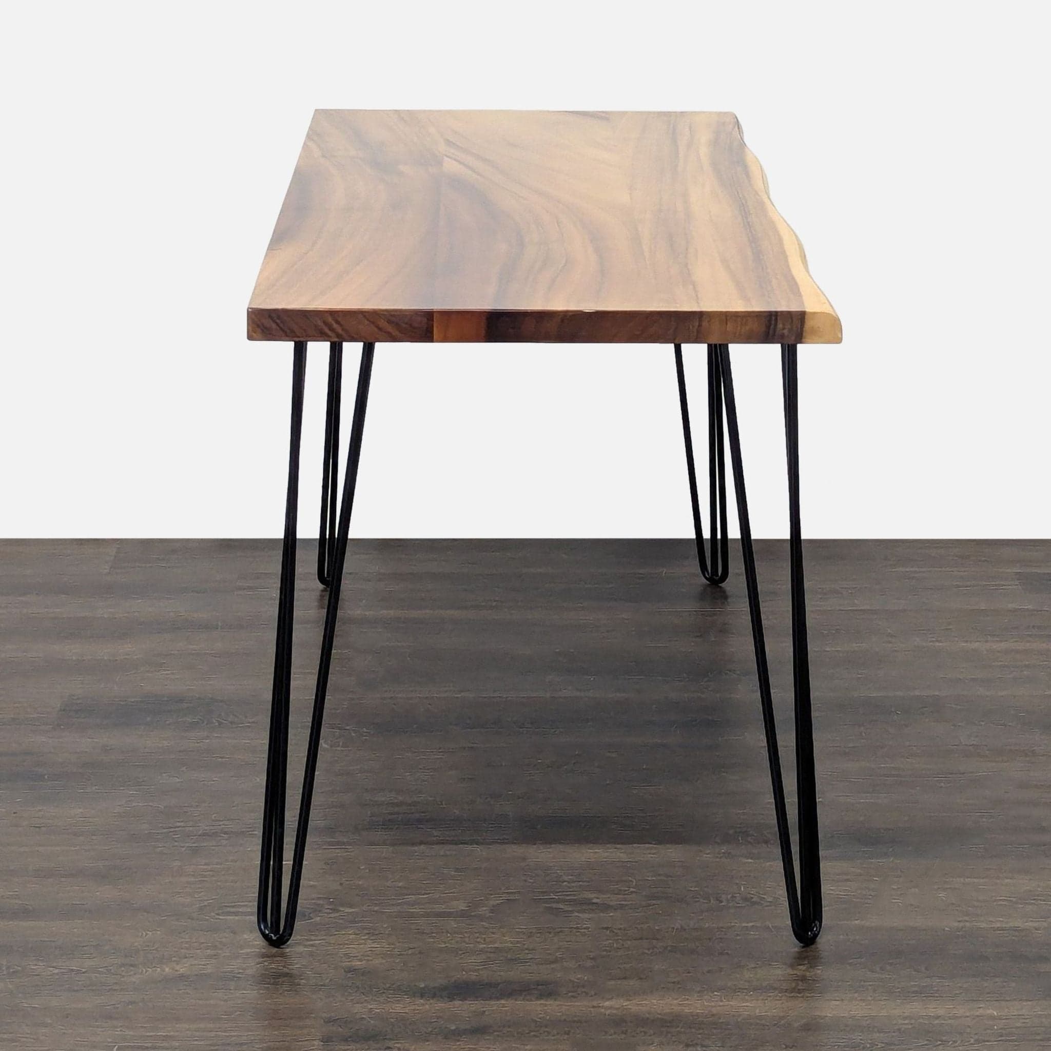 Live Edge Dining Table on Hairpin Legs - Thumbnail 3