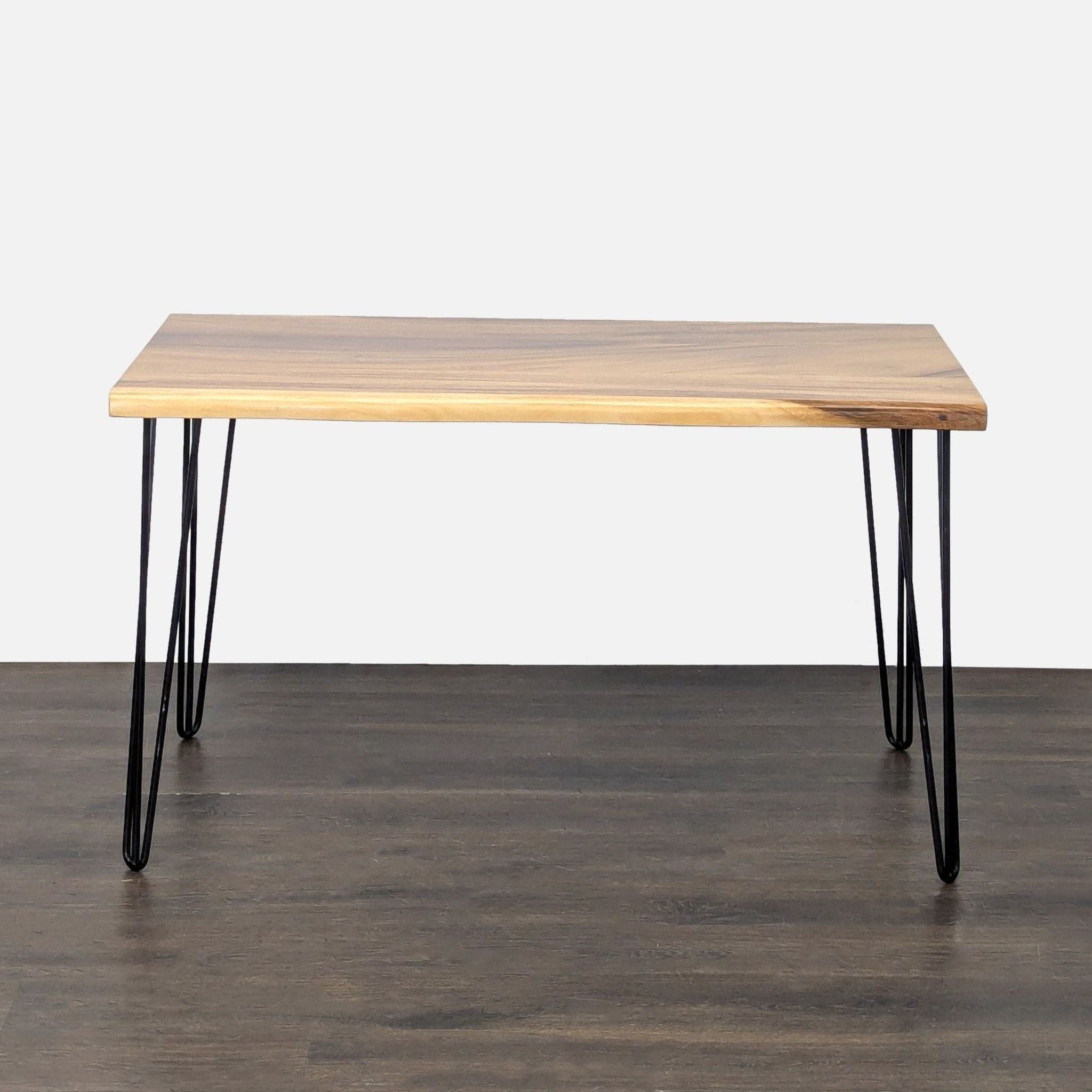 Live Edge Dining Table on Hairpin Legs - Thumbnail 2