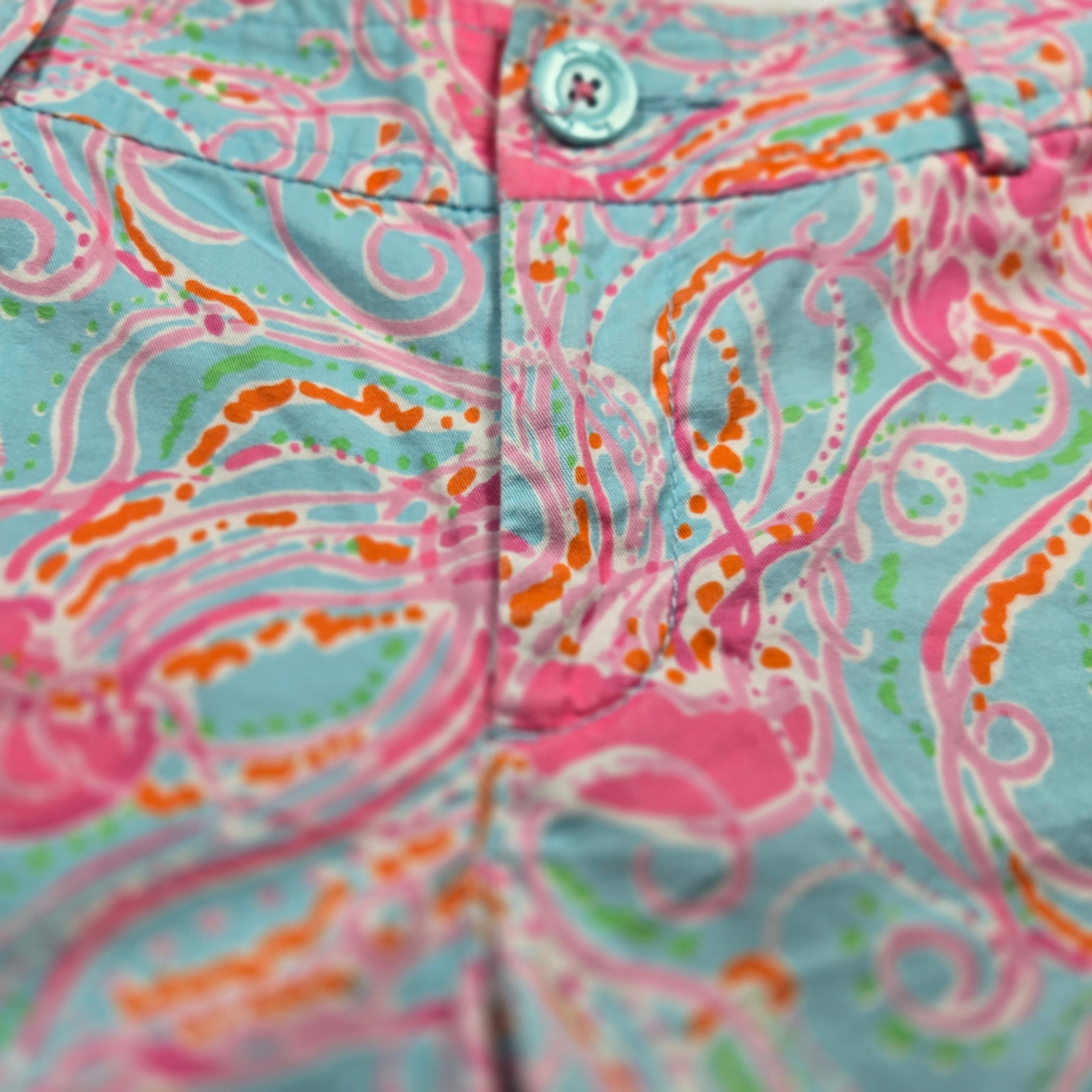 Lily Pulitzer Scalloped Hem Shorts Size 6 - Thumbnail 7