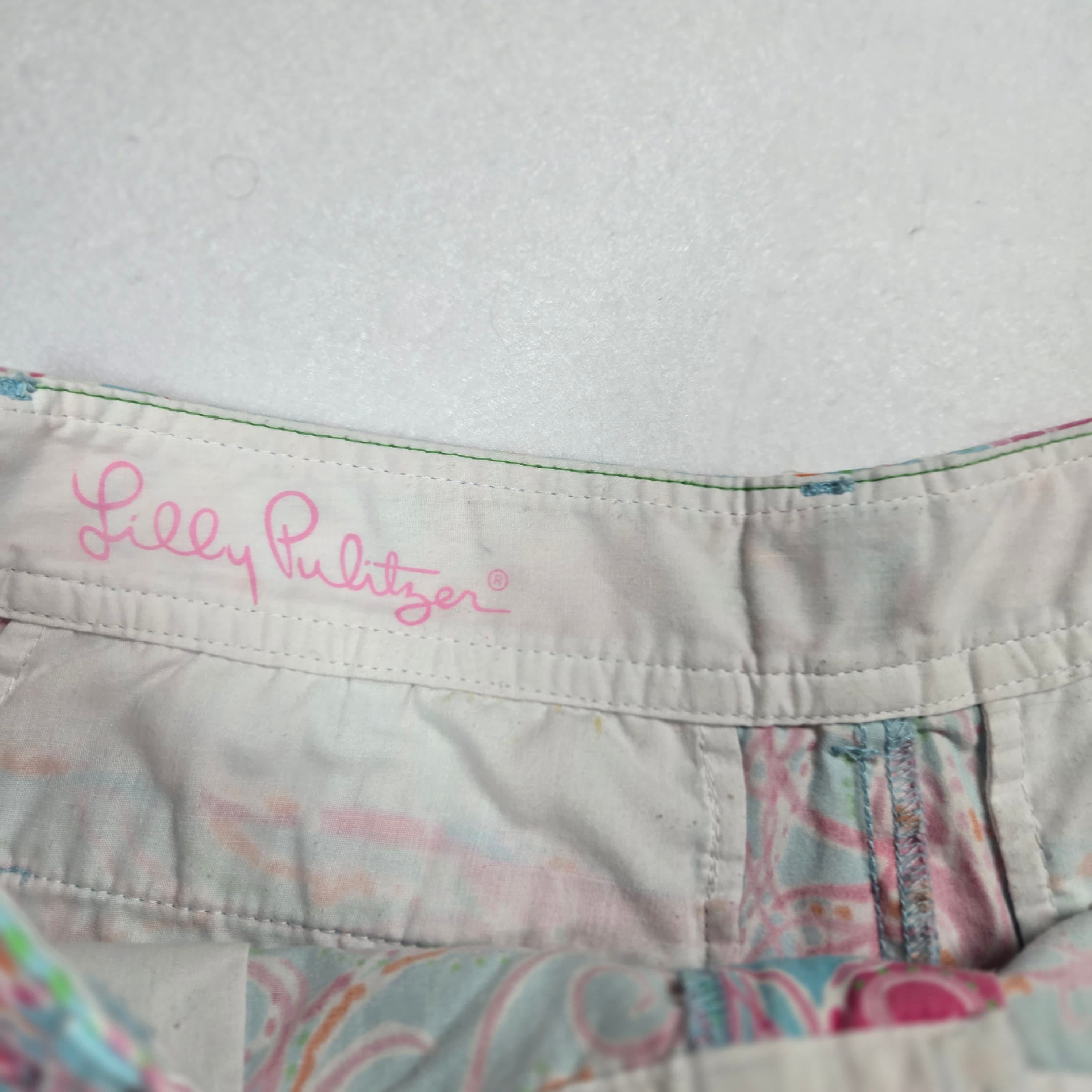 Lily Pulitzer Scalloped Hem Shorts Size 6 - Thumbnail 8
