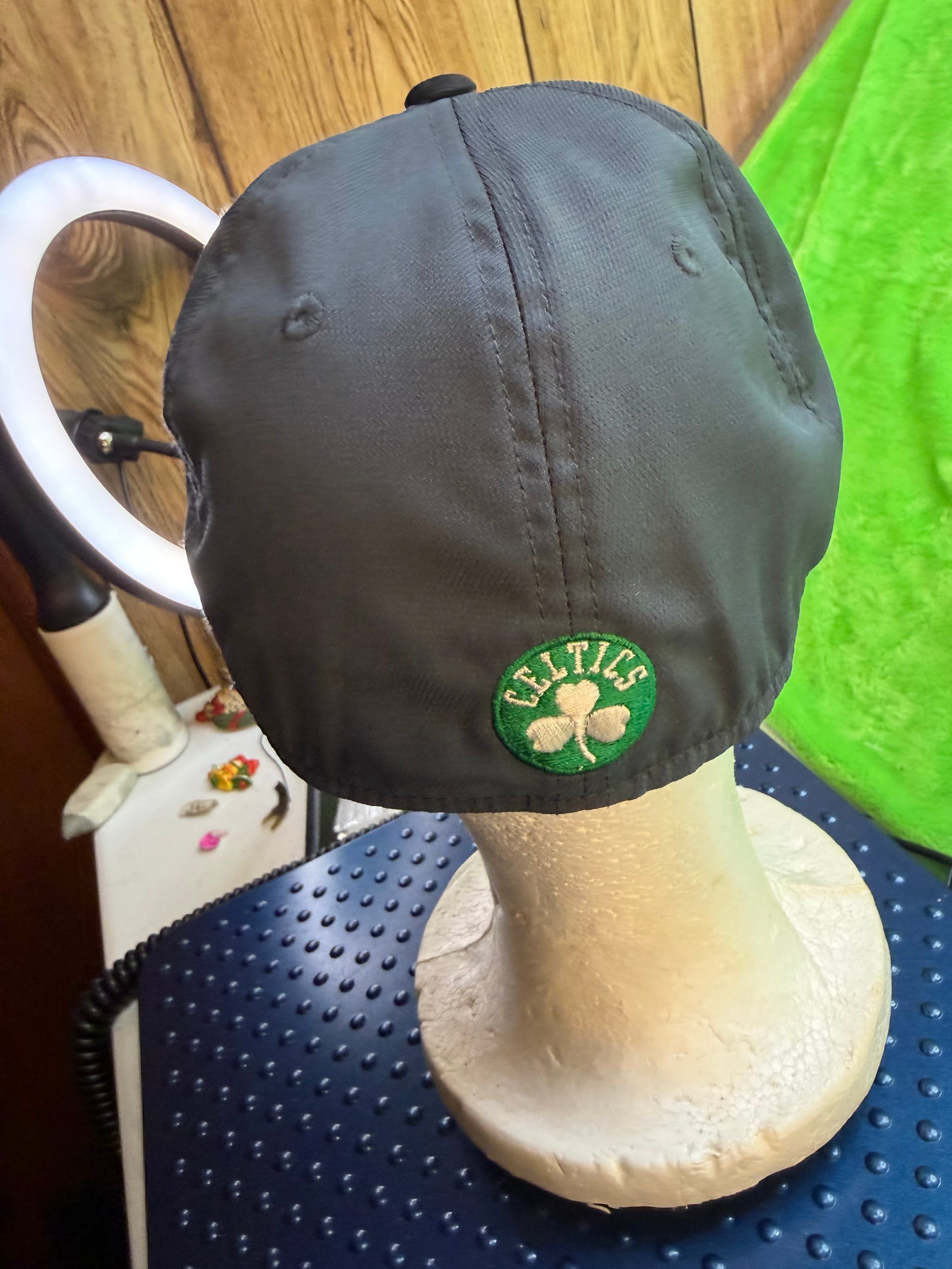 Adidas Boston Celtics NBA Practice FlexFit Cap S/M Gray Green Unworn - Thumbnail 2