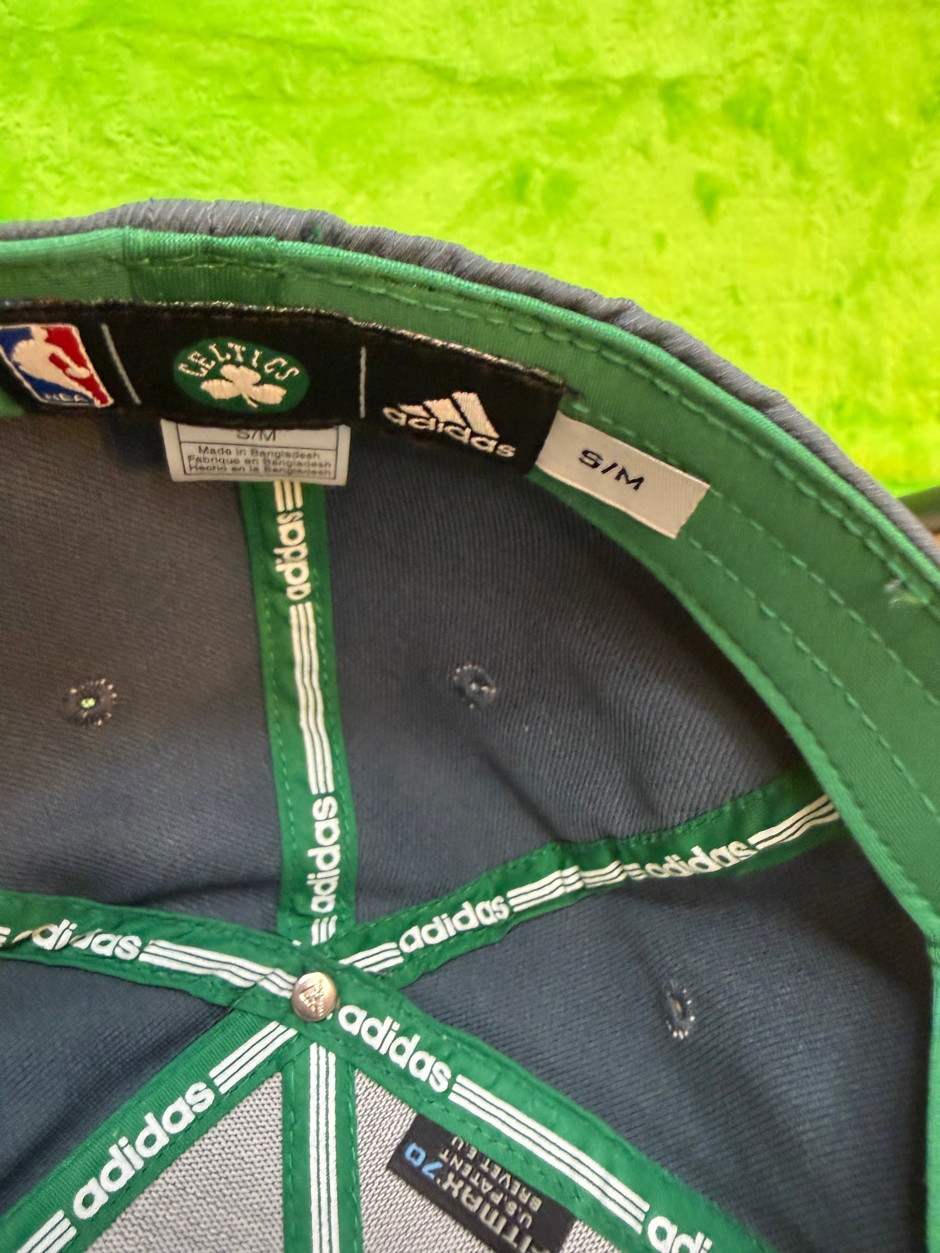 Adidas Boston Celtics NBA Practice FlexFit Cap S/M Gray Green Unworn - Thumbnail 5